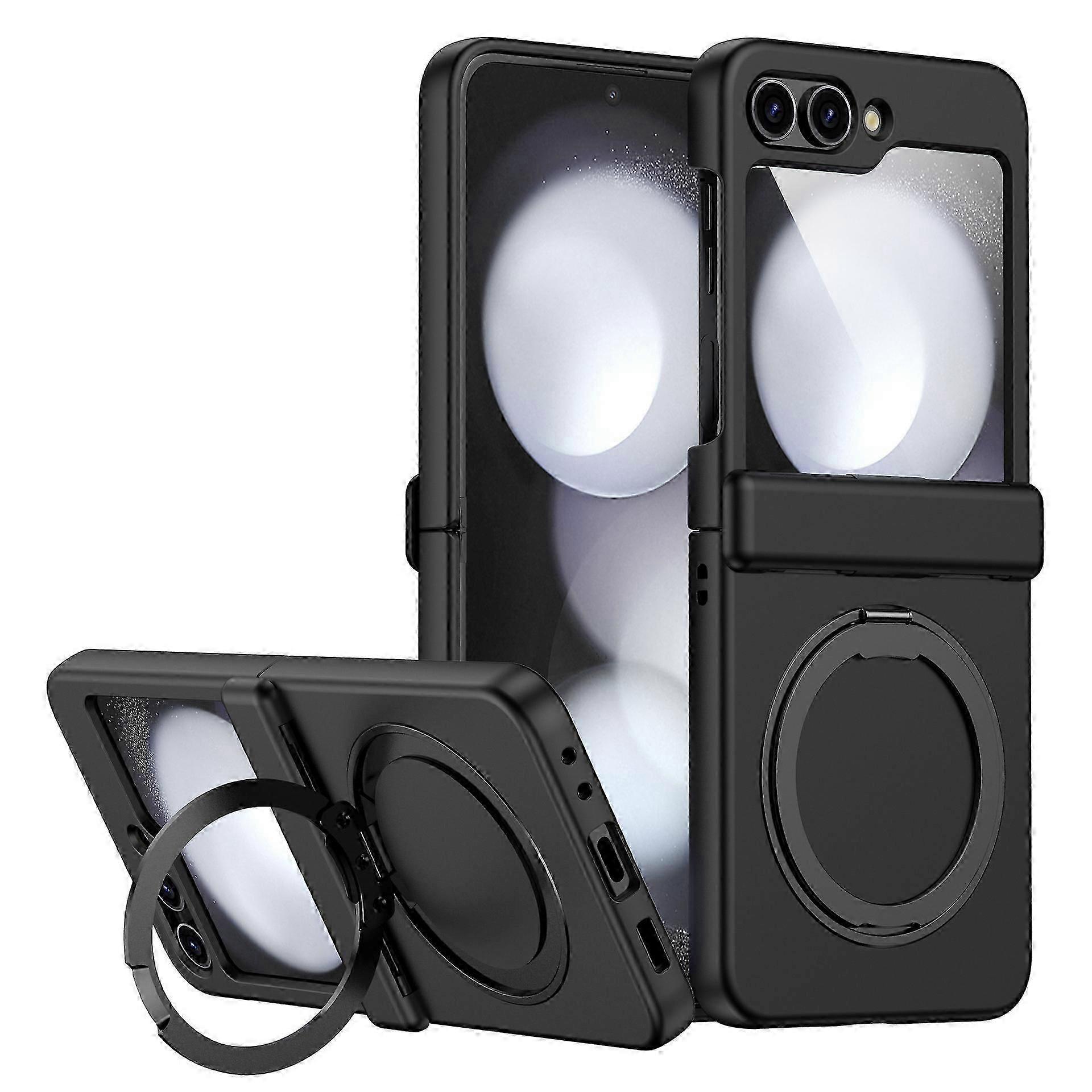 MagSafe Hinge Protection Protective Phone Case for Samsung Galaxy Z Flip 6 with Kickstand