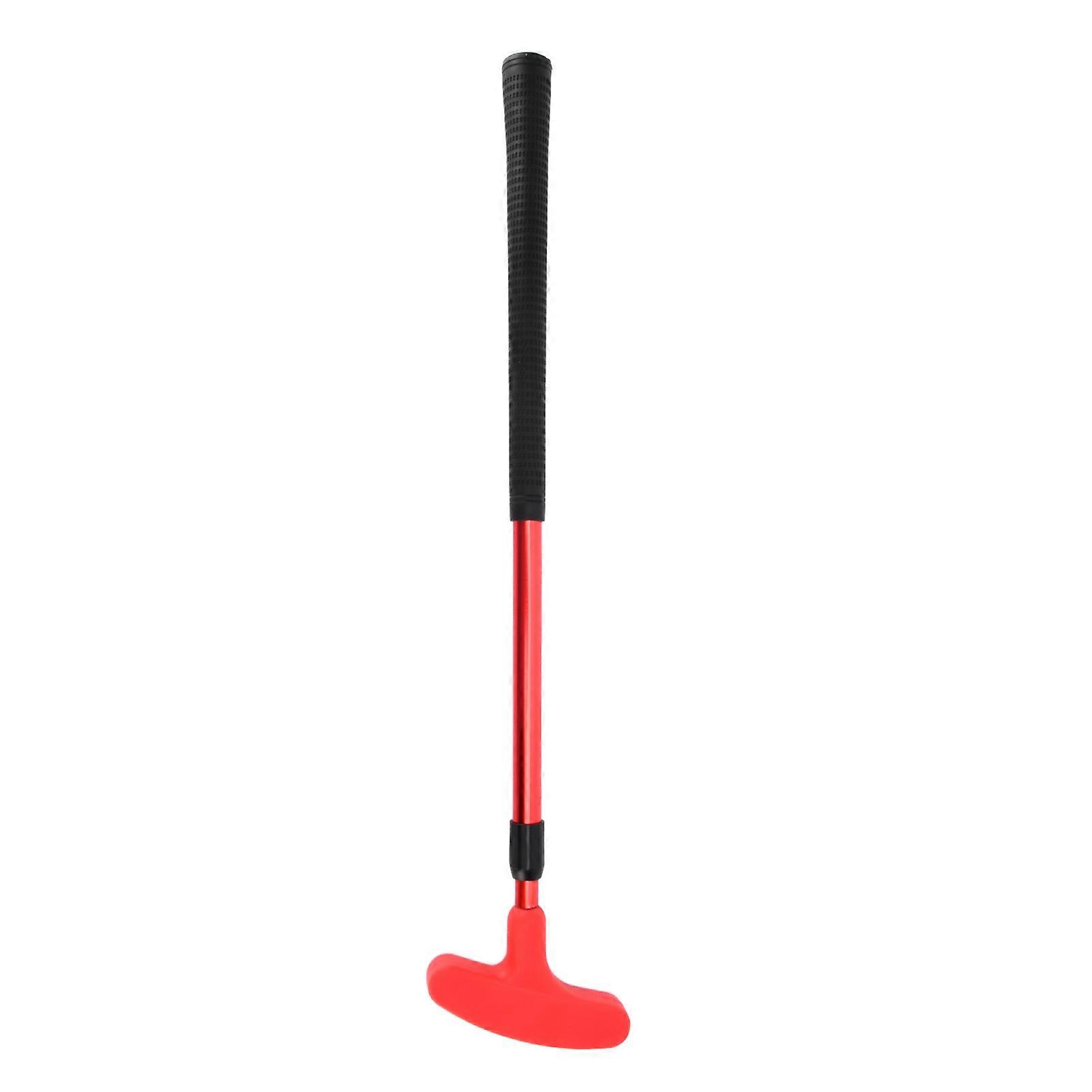 Putter 2 Section Retractable Adjustable Golf Training Putters Practicing Equipment for Kids Adults Red