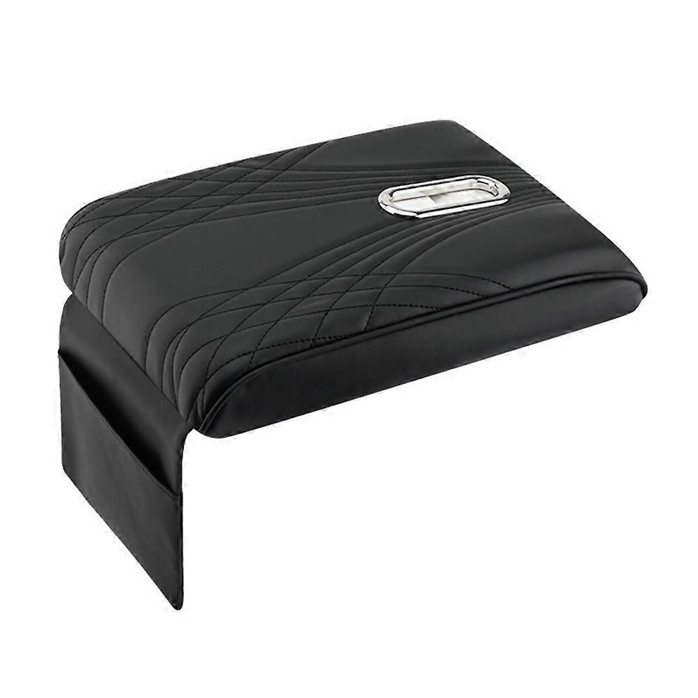 Car Arm Rest Storage Box with Tissue Holder   Stylish Napkin Dispenser for SUVs   Comfortable Cushion with Easy Installation and Sophisticated Design