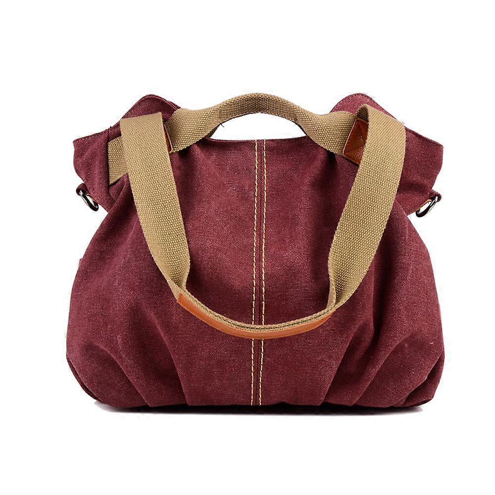 Women’s Canvas Hobo Bag with Multiple Pockets, Large Tote Purse for Daily Use, Purple Graffiti Style Shoulder Handbag