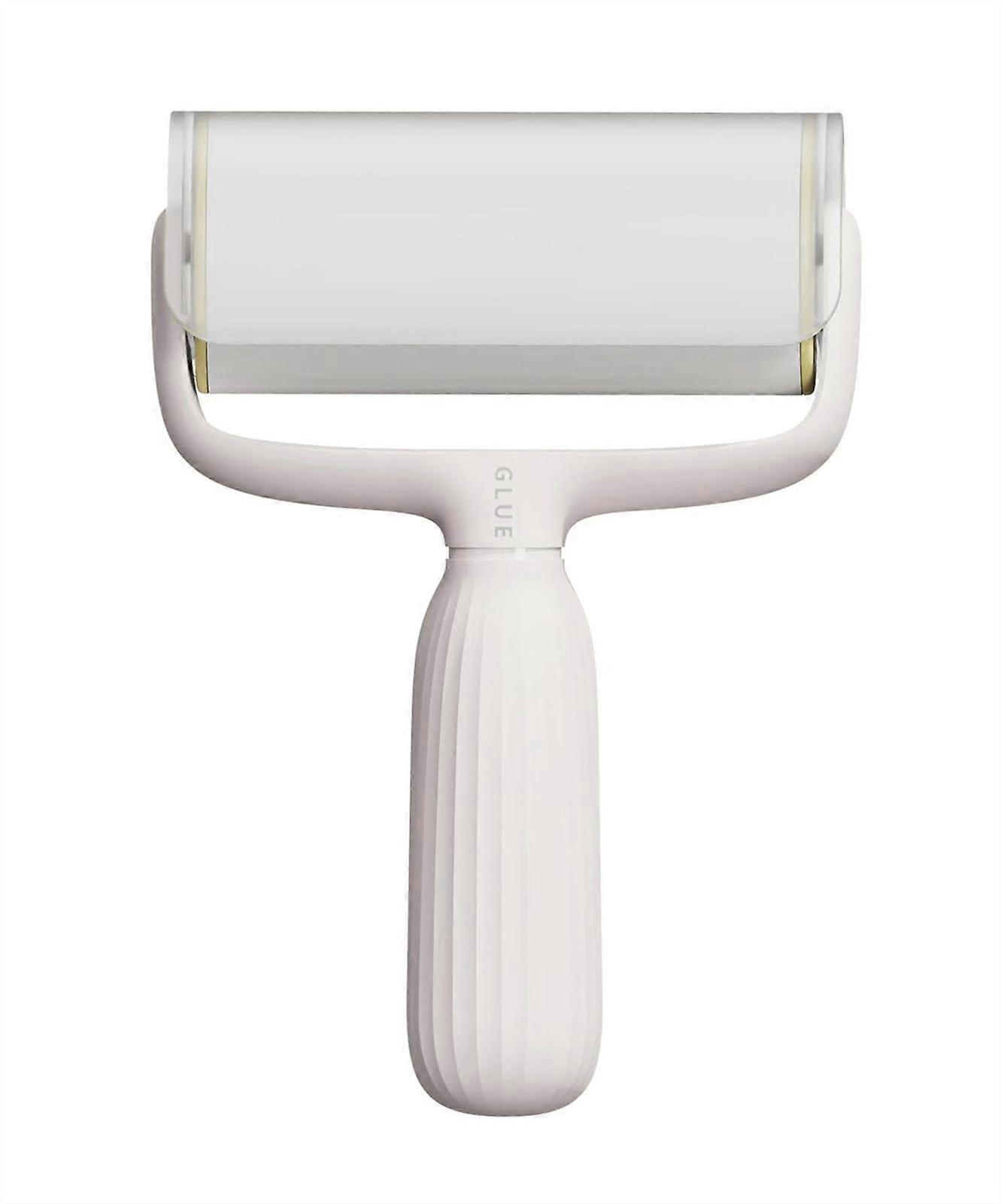 Lint Remover Pet Hair Extra Sticky Lint Roller with Dust Cover for Easy Cleaning of Clothes, Bedding, and Sofas - White