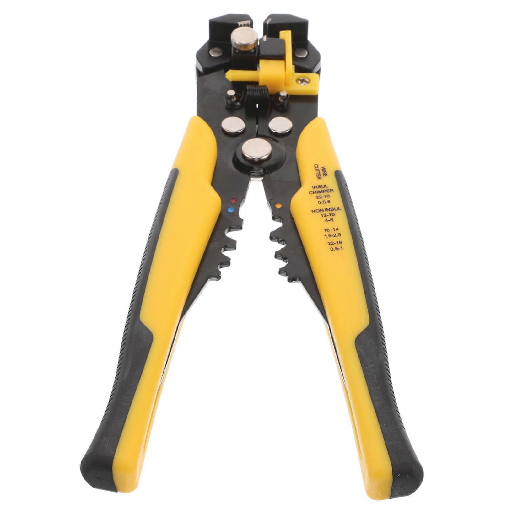 Multi-functional Wire Stripping Pliers Automatic Tool With Ergonomic Handle For Electrical Work Crimping And Cutting
