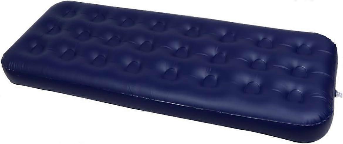 2025 Latest Model 1pc Portable Inflatable Air Mattress Single Flocking Sleeping