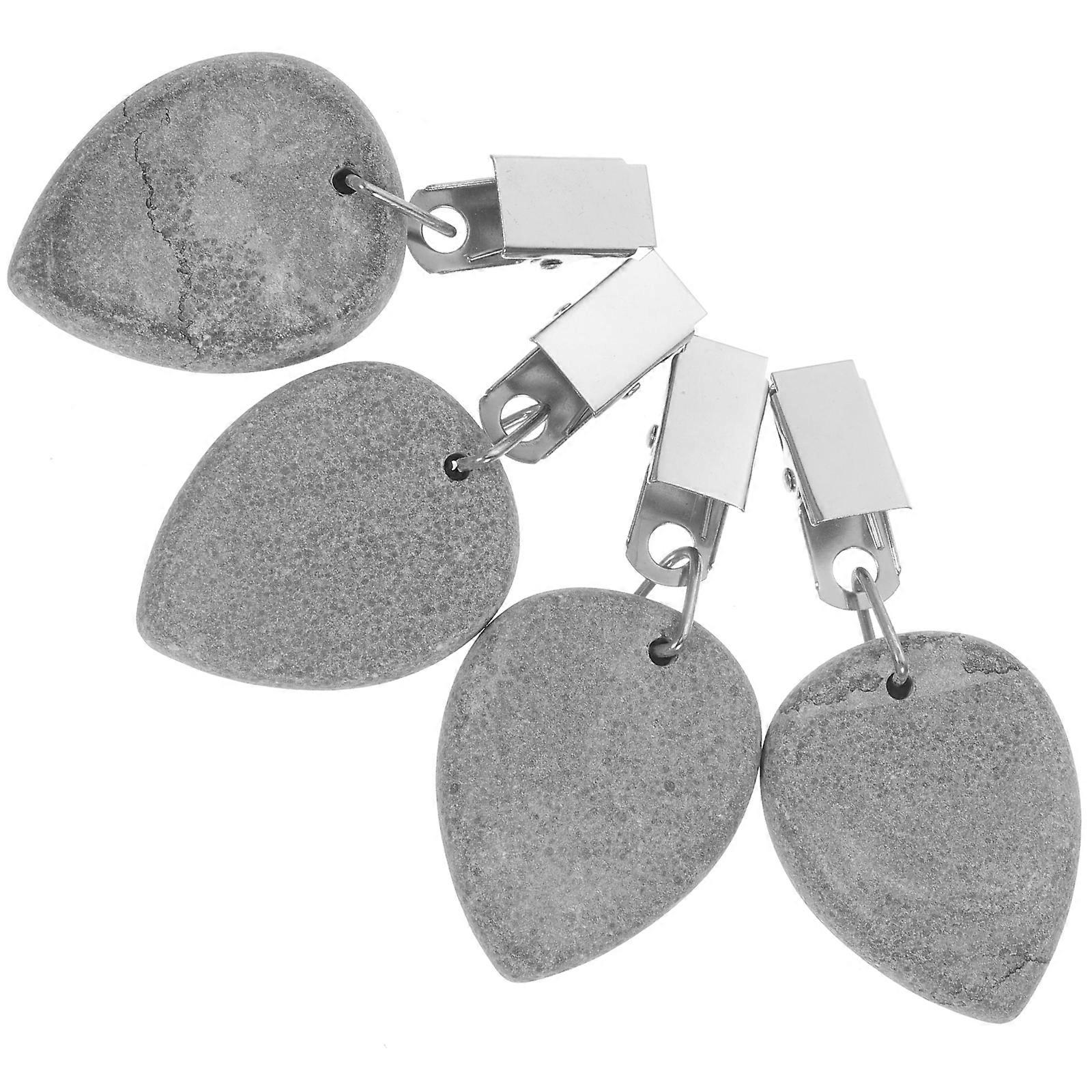 Tablecloth Weights with Metal Clips for Home Use 4 Pieces Small Size