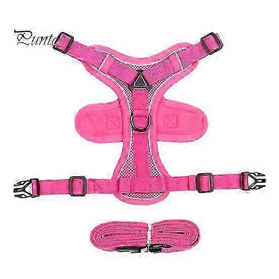 Adjustable Cat Harness & Leash Set with Reflective Strips - Breathable, Escape-Proof Vest for Easy Control & Comfortable Outdoor Adventures