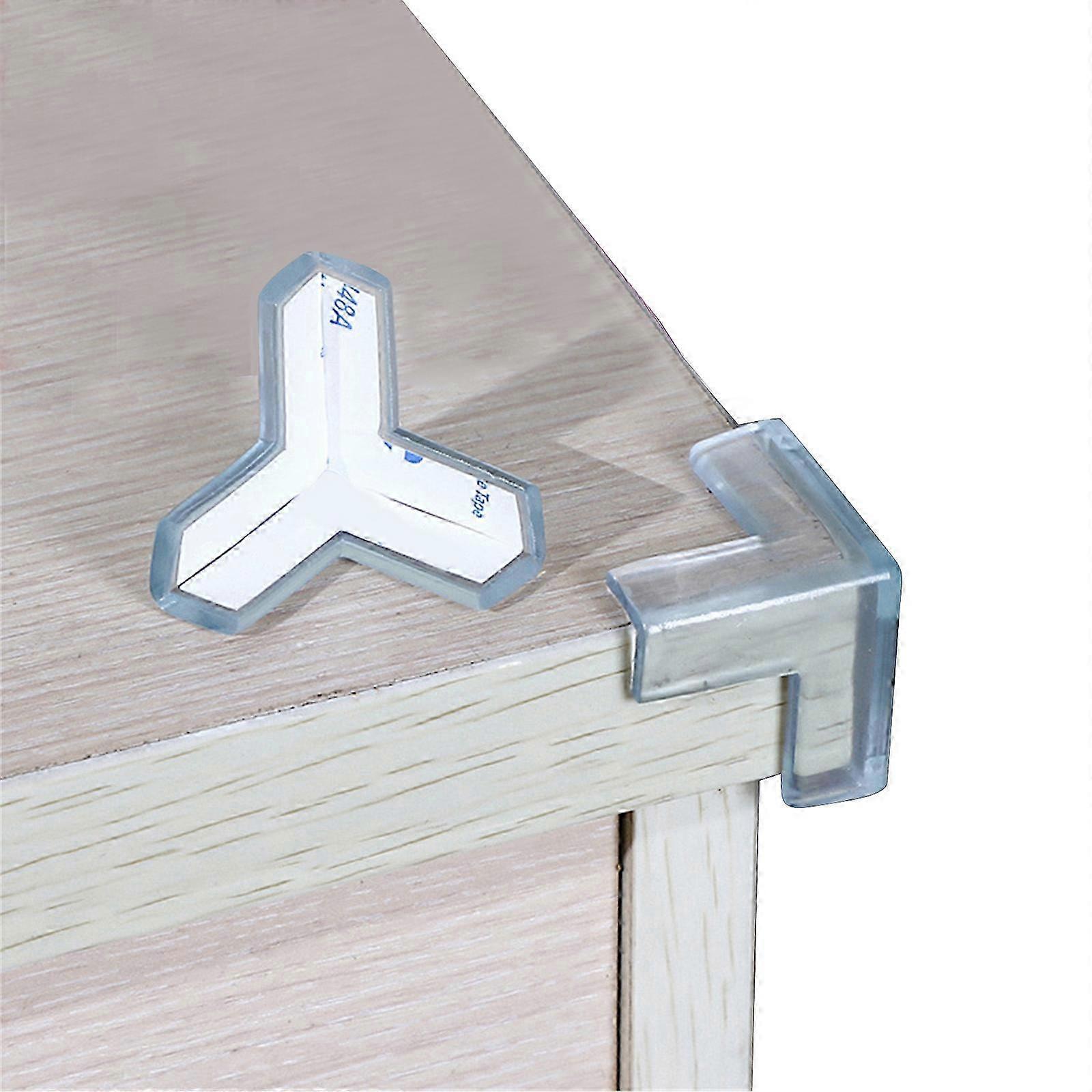 Multifunctional Transparent Corner Protection for Coffee Tables and Surfaces