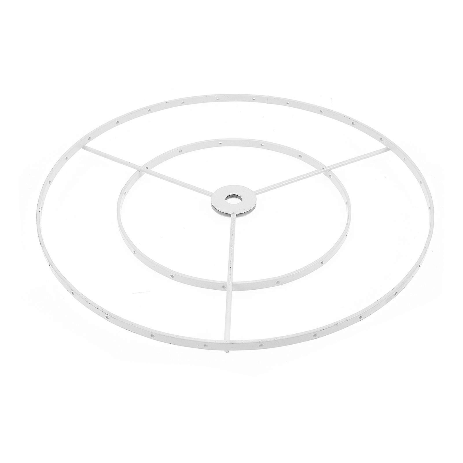 Lampshade for Pendant Light White Wire Lamp Shade with Durable Iron Material for Lights