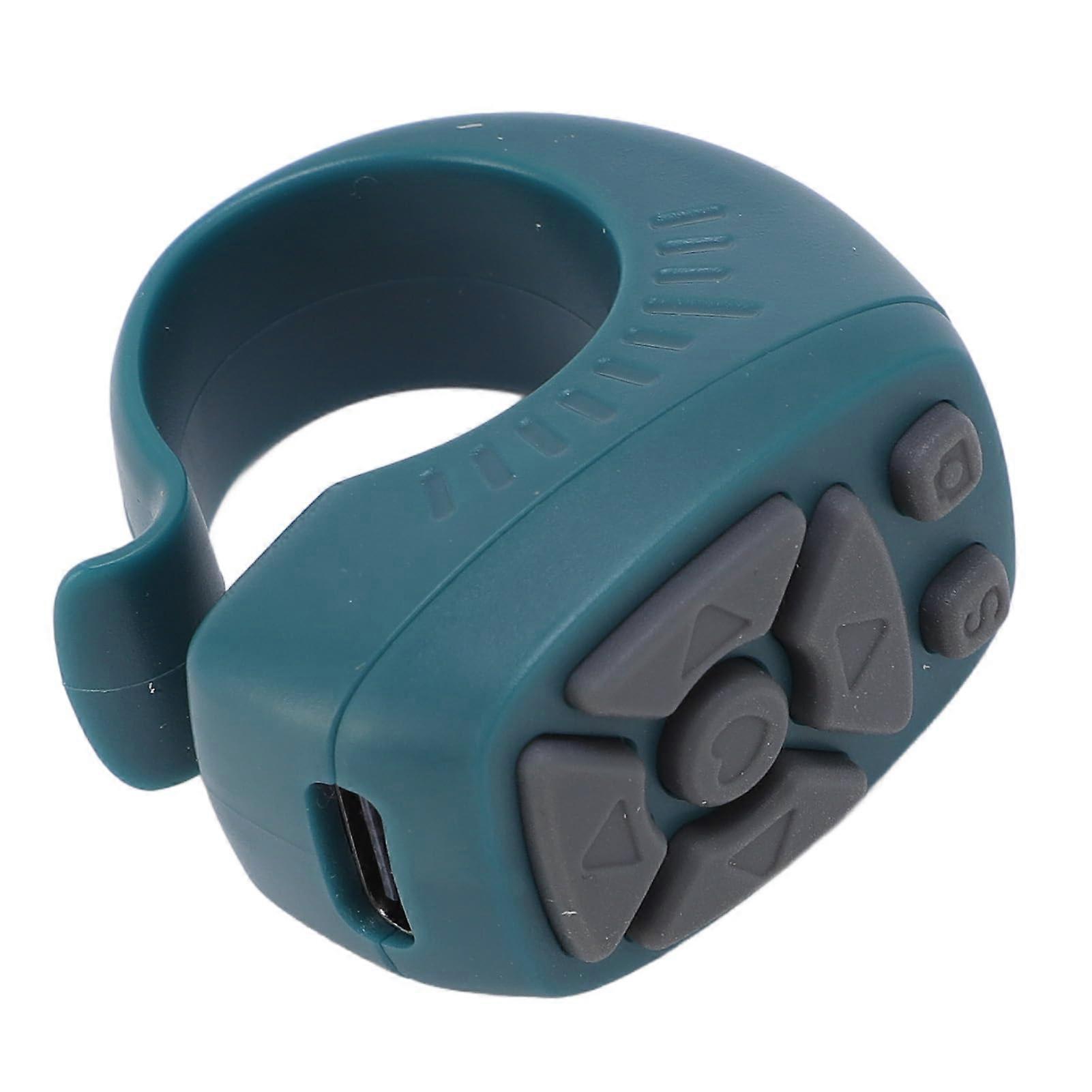 Remote Finger Light Ring 7-Key Video Controller Model #3 For TikTok, ABS PC Material, Ring Light, Finger Ring Controller