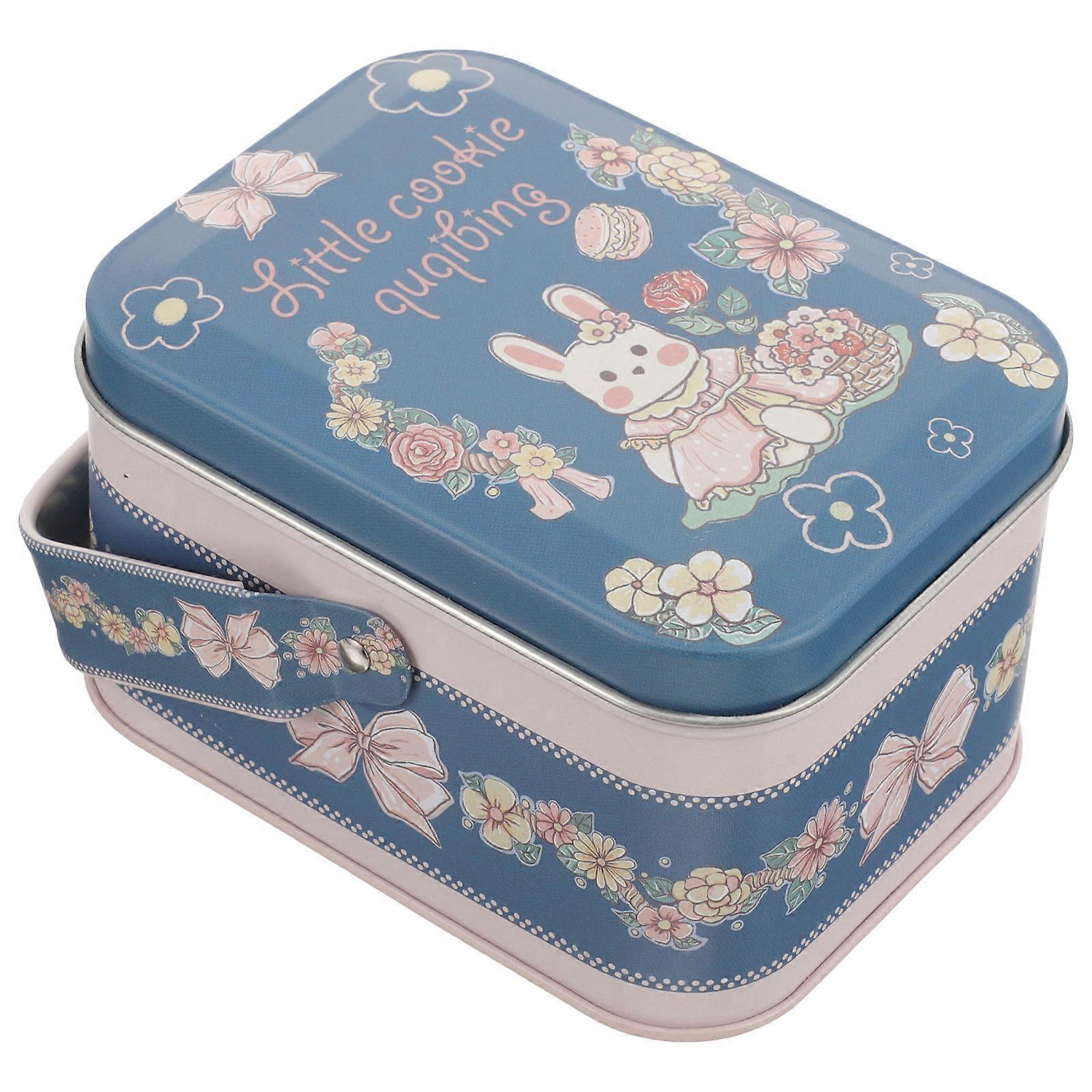 Tinplate Box Metal Gift Packing Box Portable Storage Box Empty Box Gift Packing Box