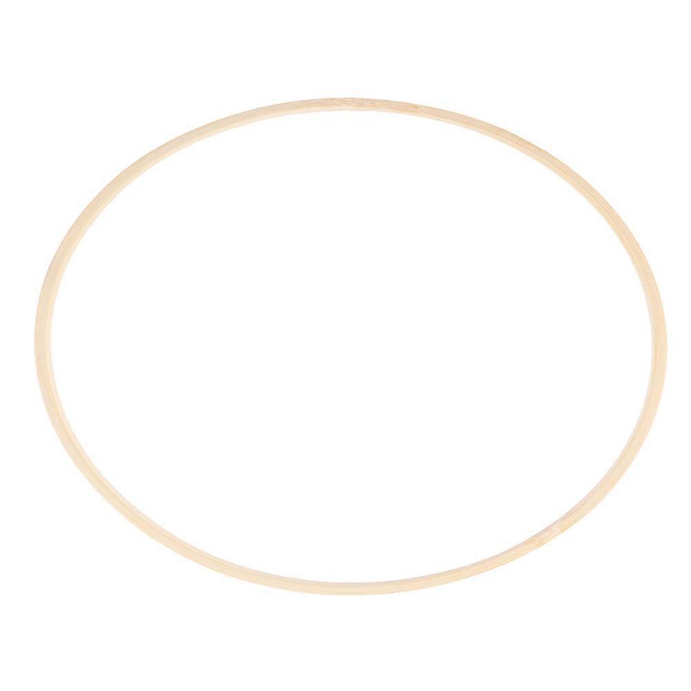Bamboo Circle Decoration Material Dream Catcher Craft Ring Macrame Wreath Making Hoop