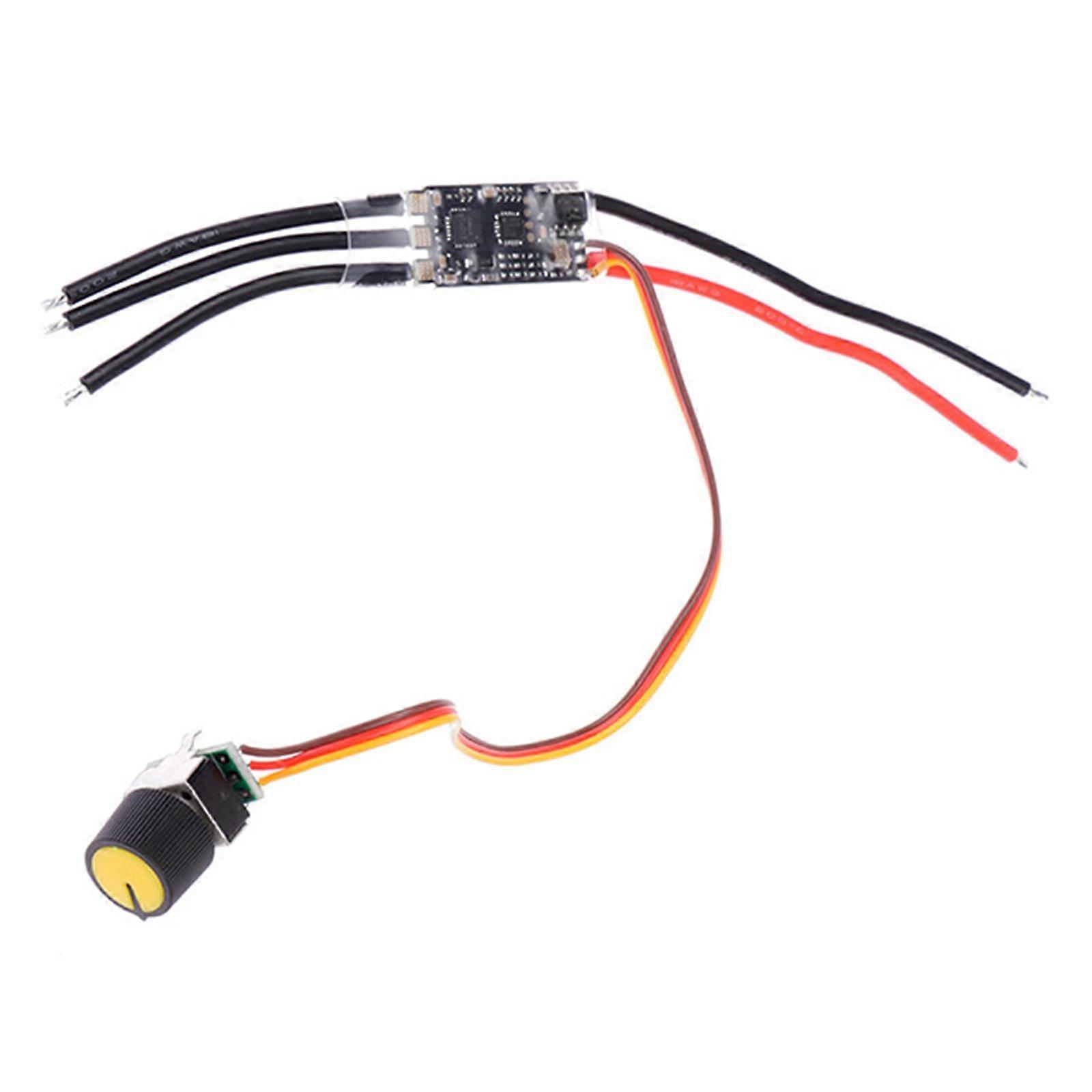 7–26V threephase brushless electronic starter driver, speed controller for 2–6S