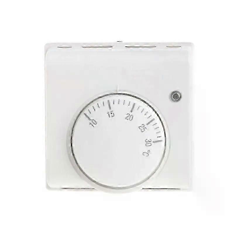 Square 220V 6A Mechanical Room Thermostat Temperature Controller Air Condition & Floor Gas Boiler Heating Compact-size