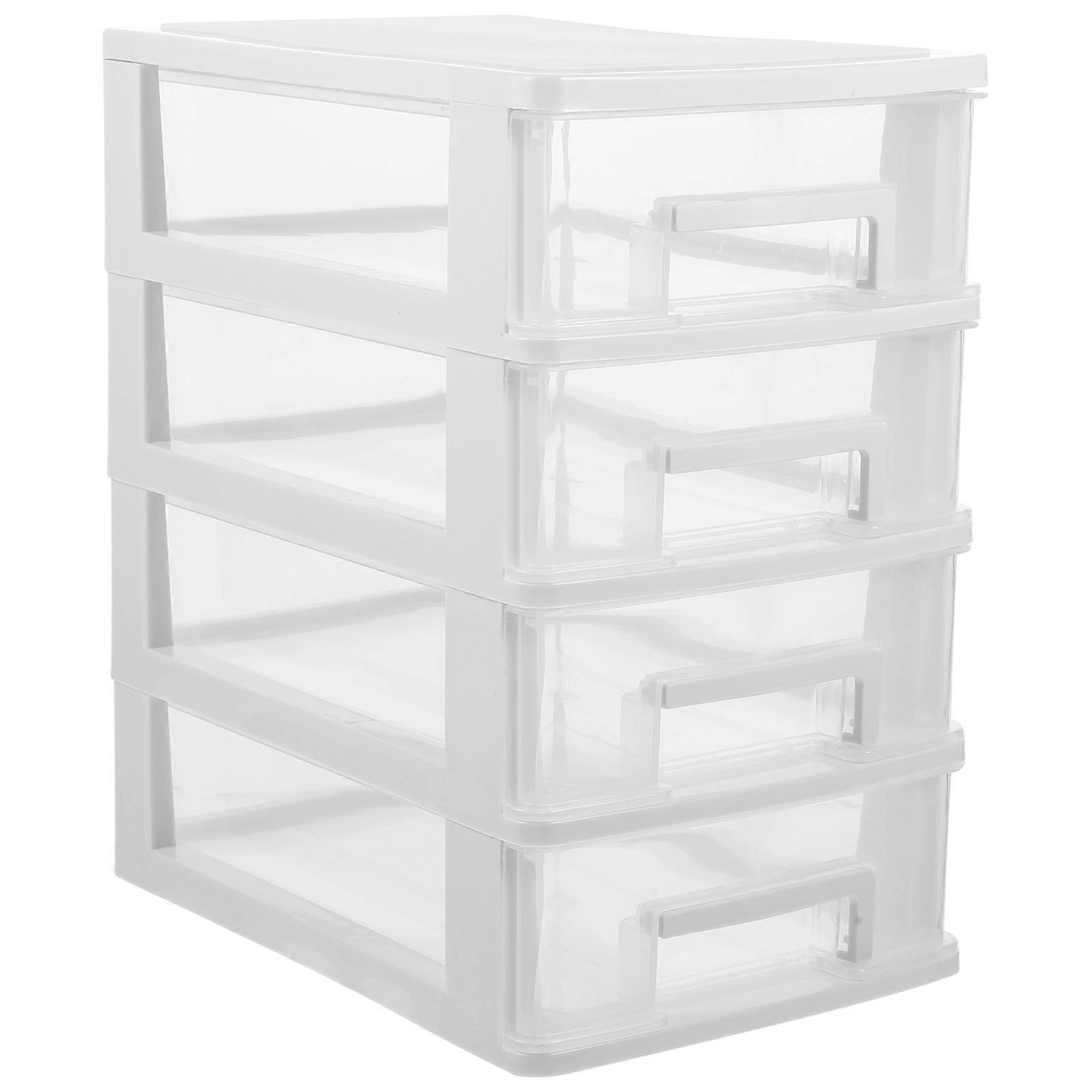 White Multi-layer Drawer Organizer for Storage Use Made of PP Material Efficient and 7.87