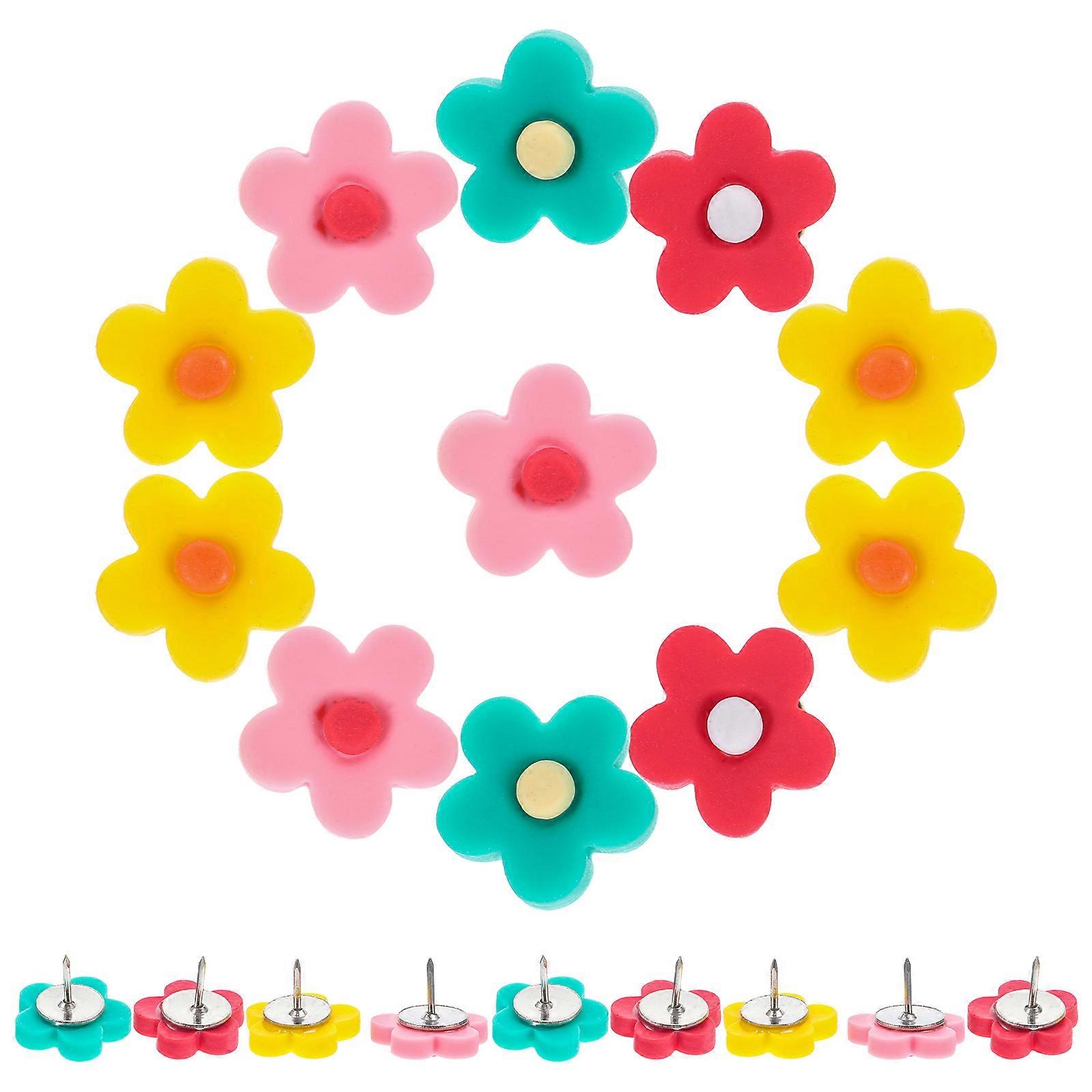Drawing Pins Thumb Tacks Map Marking Photo Wall Decoration Artists Students 1.6X1.6cm 20Pcs