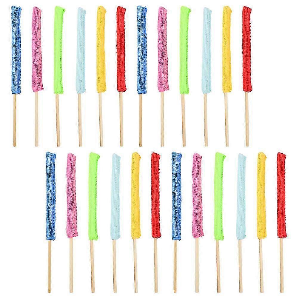 Dusting Stick Crevice Cleaning Tools Microfiber Household Cleaning 24Pcs-Good