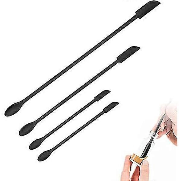 Mini Silicone Spatula; Makeup Spatula 4-pack