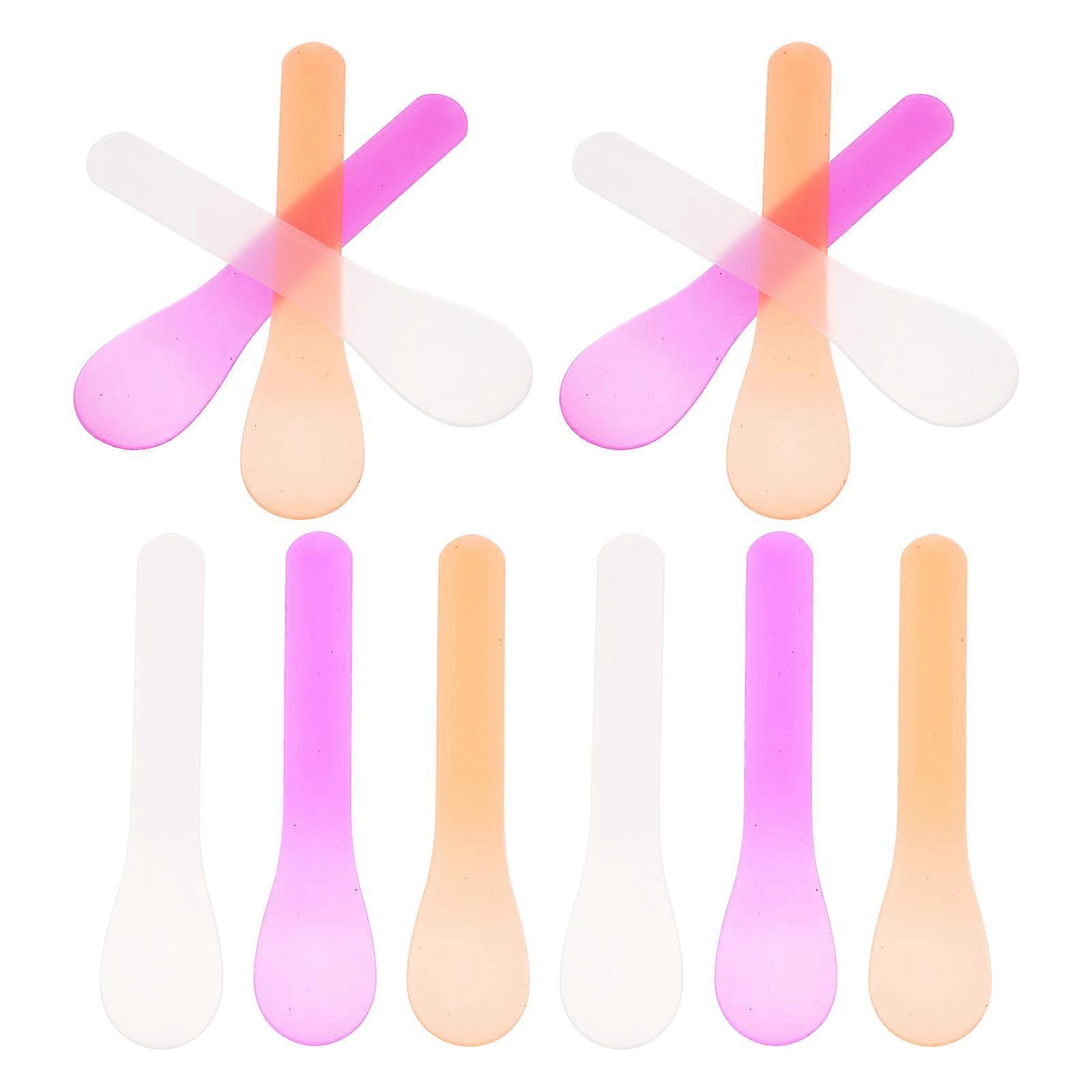 Mini Spoons Multi-Color Plastic Ice Cream Changing Spoons Gatherings Suitable For Families 30Pcs