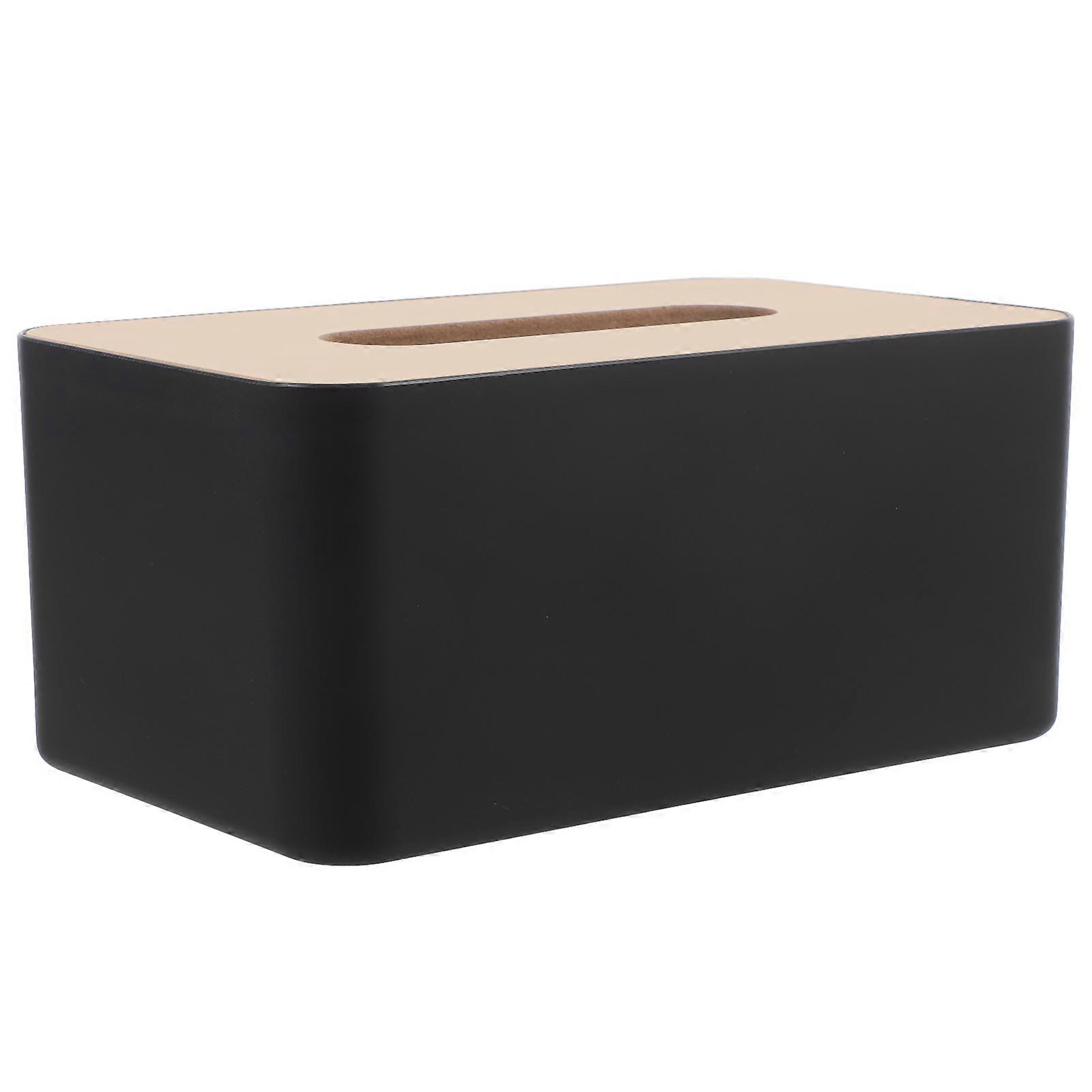 Tissue Box Cover for Office and Living Room Rectangular Napkin Holder 1 Set