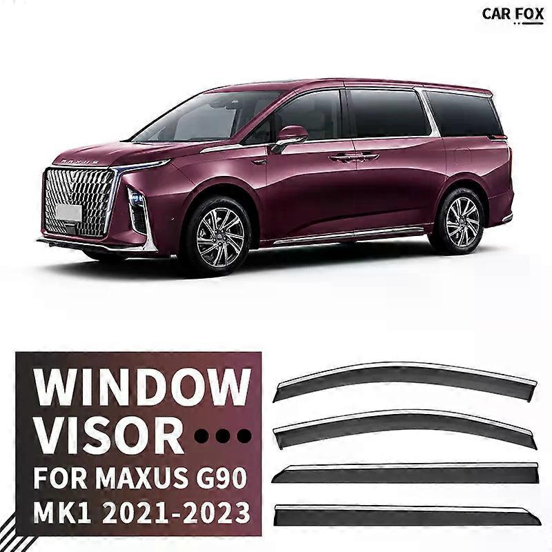 Applies to 4Pcs For MAXUS  G90 2021+ Car Window Visor Awning Shelters Windshield Side Window Rain Sun Shade Auto Accessories