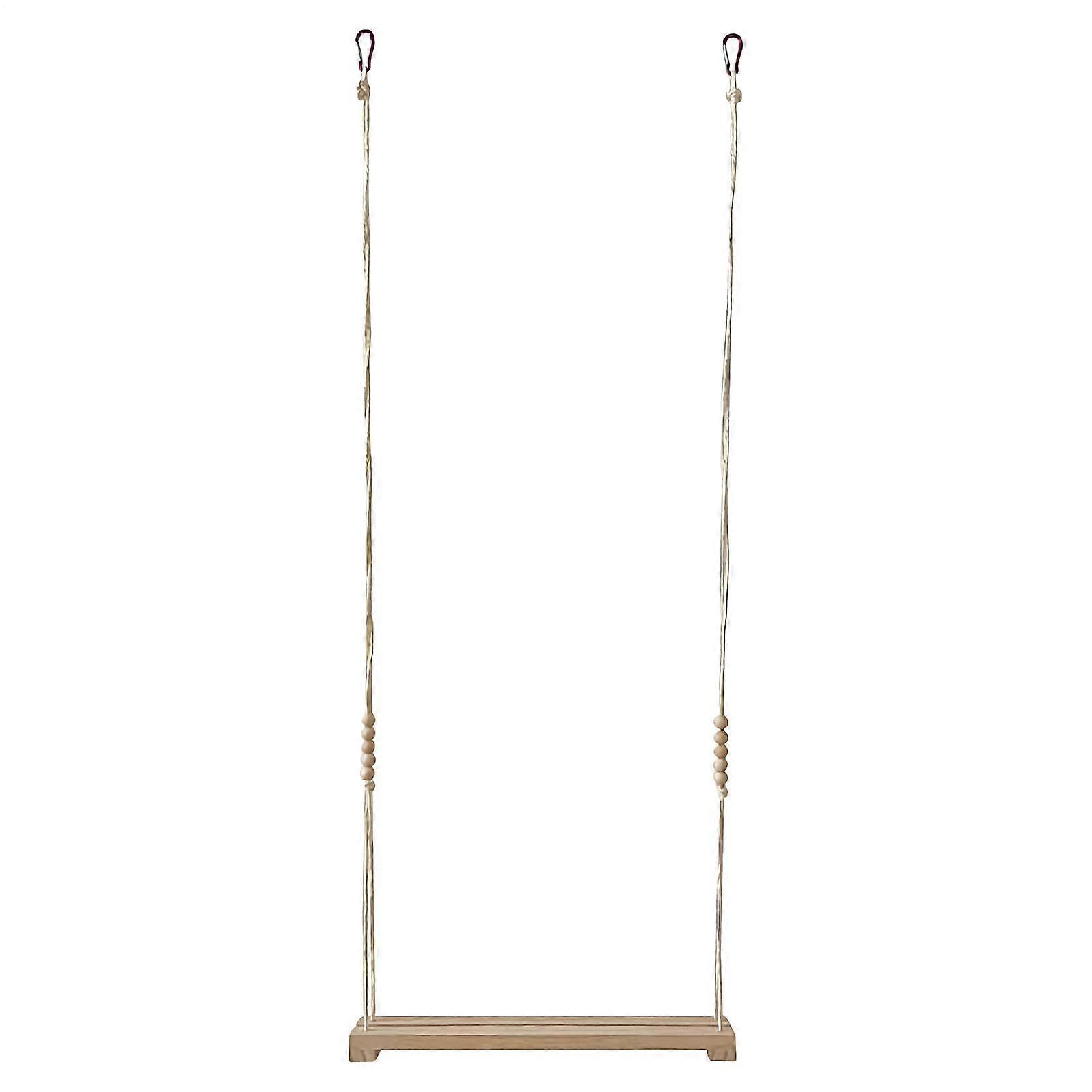Chicken Swing Ladder Multipurpose Wood Natural Chicken Stick Tool Adjustable Poultry Habitat