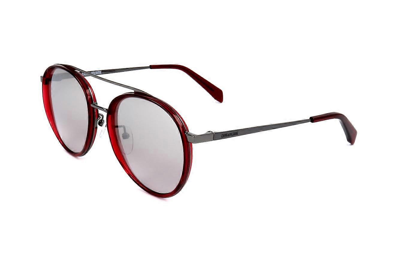 Sunglasses Zadig & Voltaire SZV193 568X SHINY GUNMETAL 55/18/135 WOMAN