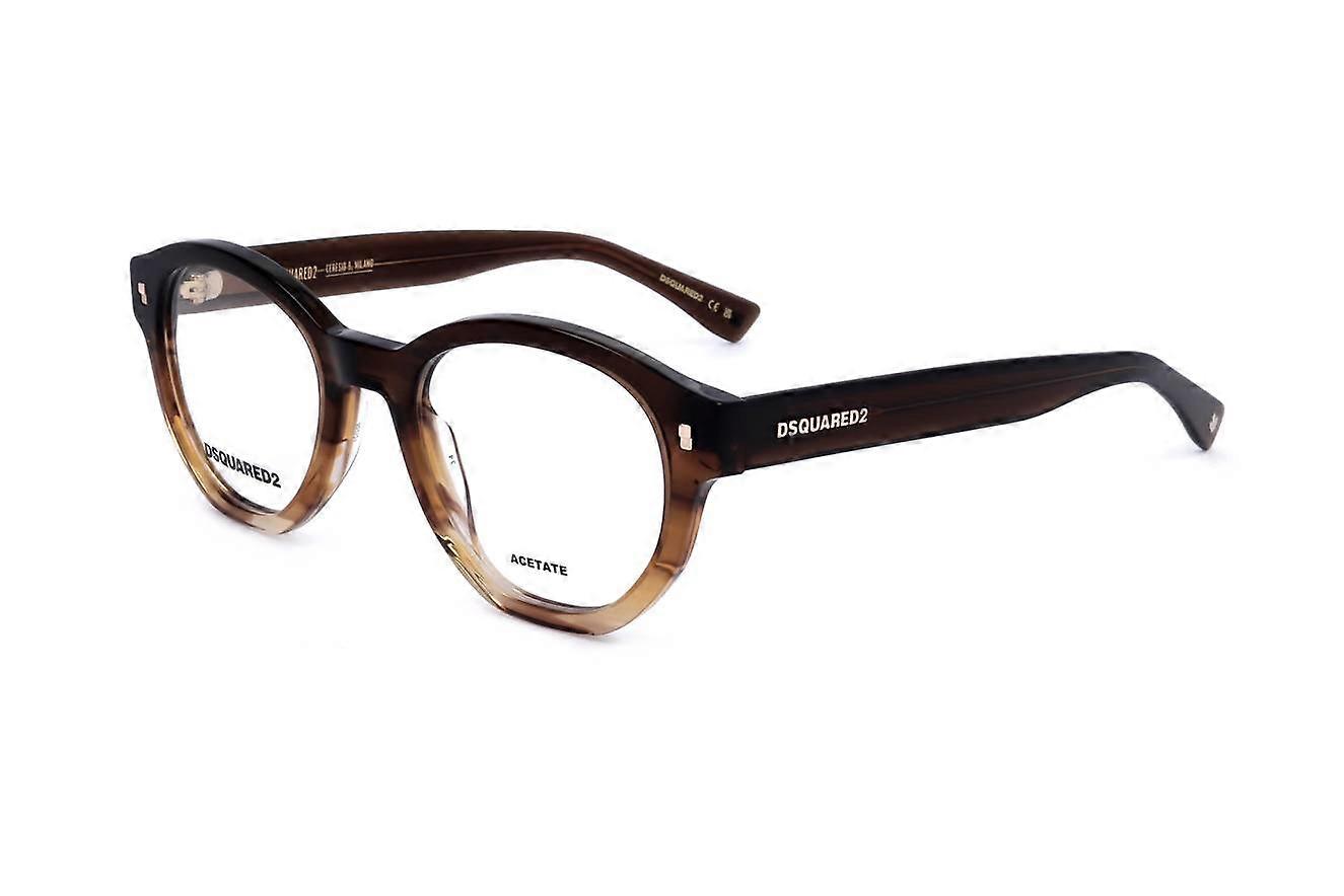 Eyewear Frames Dsquared2 D2 0131 NNG BROWN SHADED HORN 50/21/145 MAN