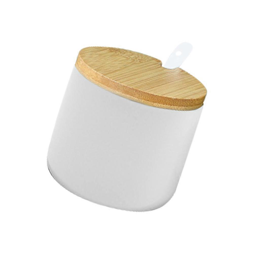 1 Set Ceramic Salt Pepper Container Kitchen Countertop Seasoning Jar Spice Pot