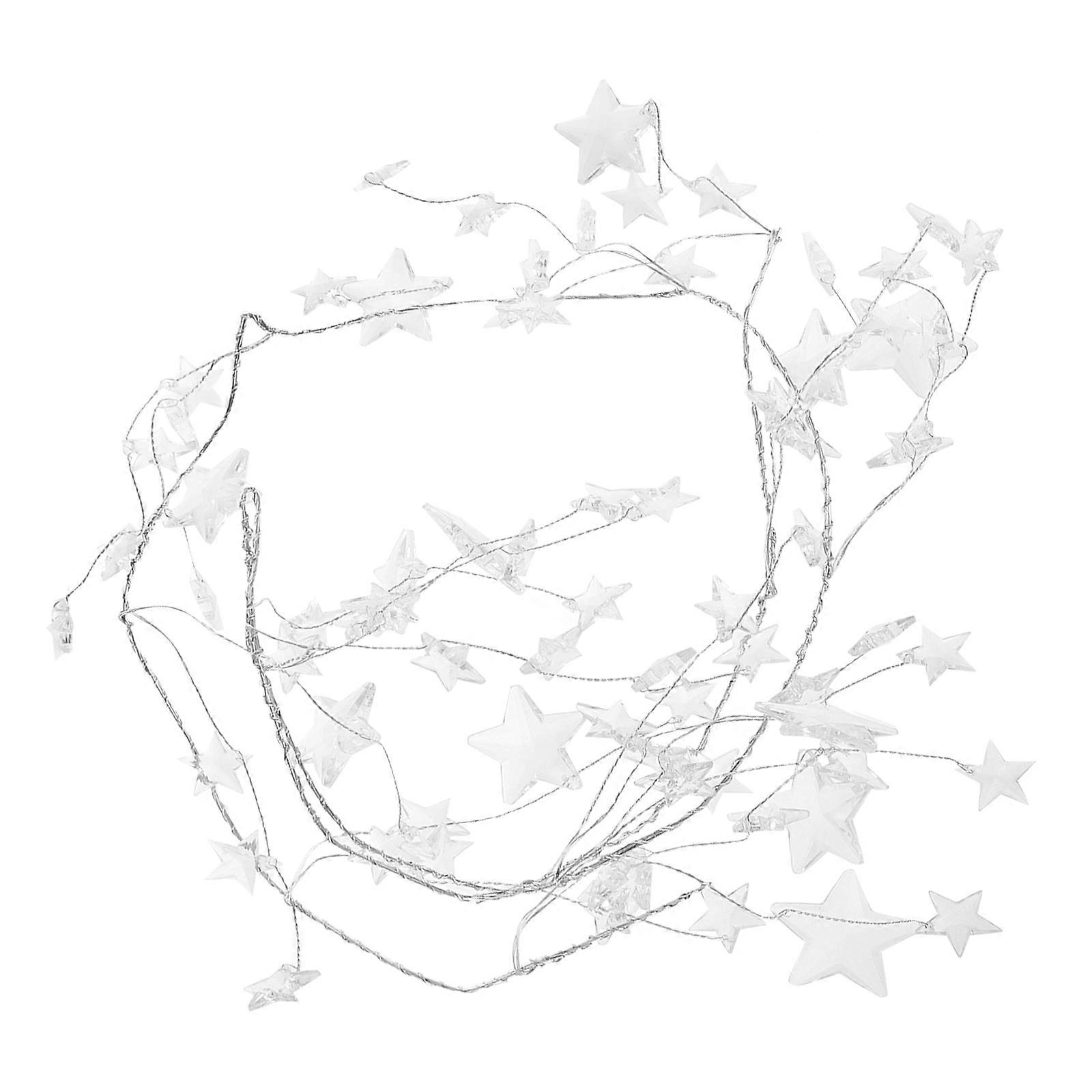 Clear Star Ornaments For Christmas Tree Decorations Made From Acrylic Perfect For Scene Photography Props 1Pack