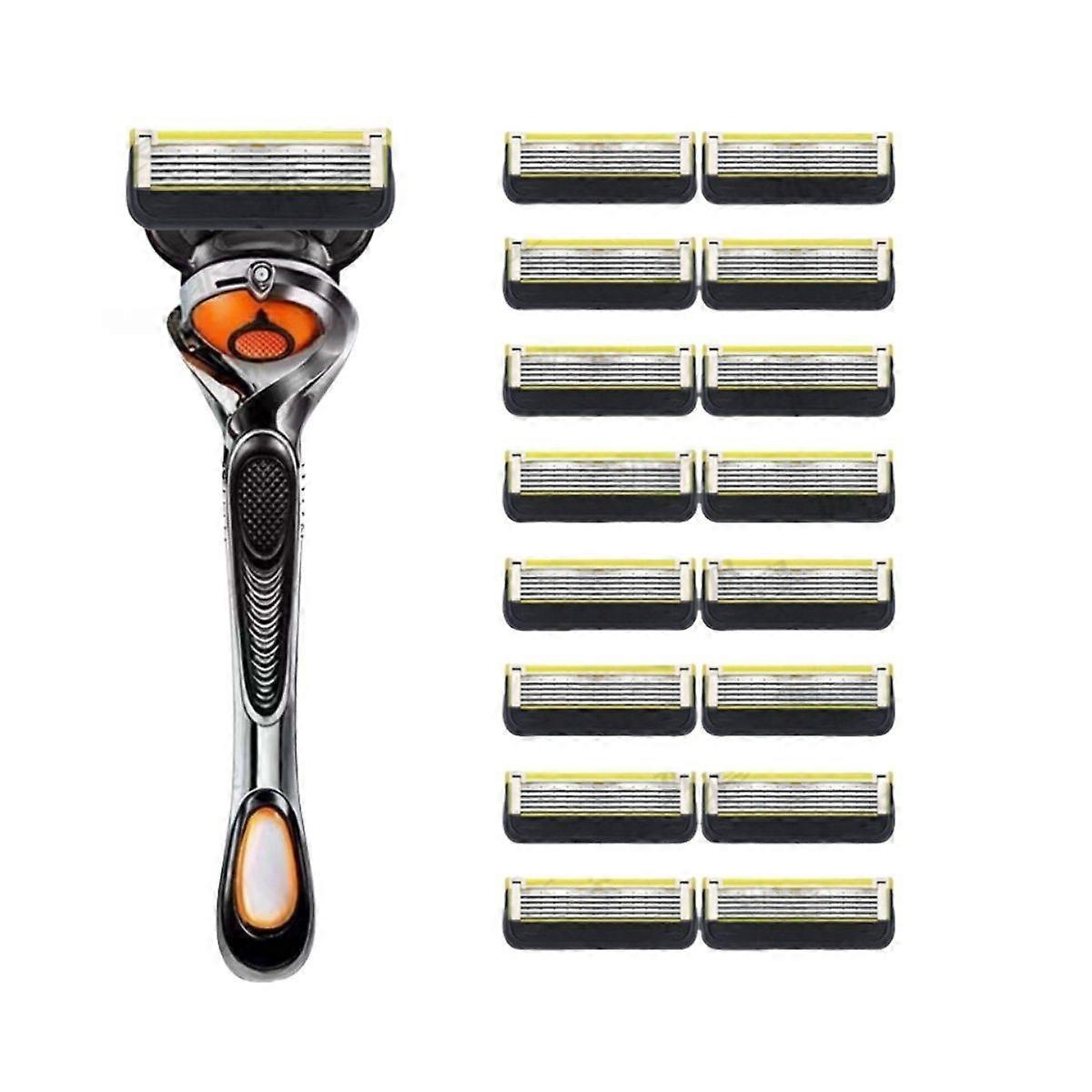 16-Pack 5-Blade Universal Manual Razors with Handles -HK728