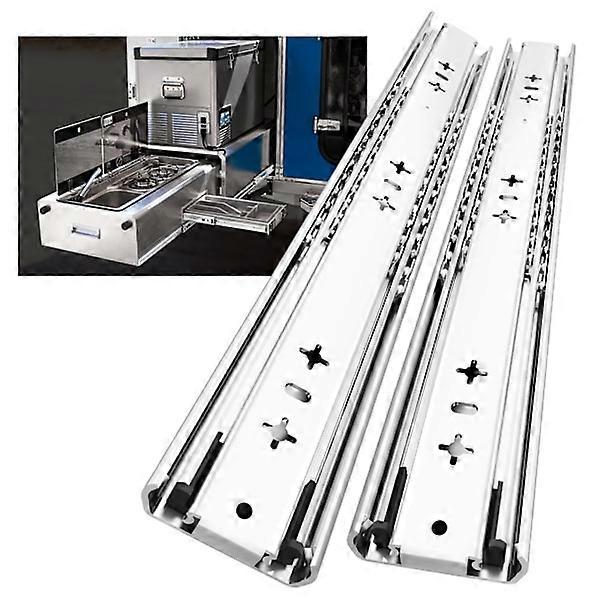 Heavy duty drawer slides, load capacity up to 120 kg, without lock, 700 mm extension, 1 pair (2 pieces)