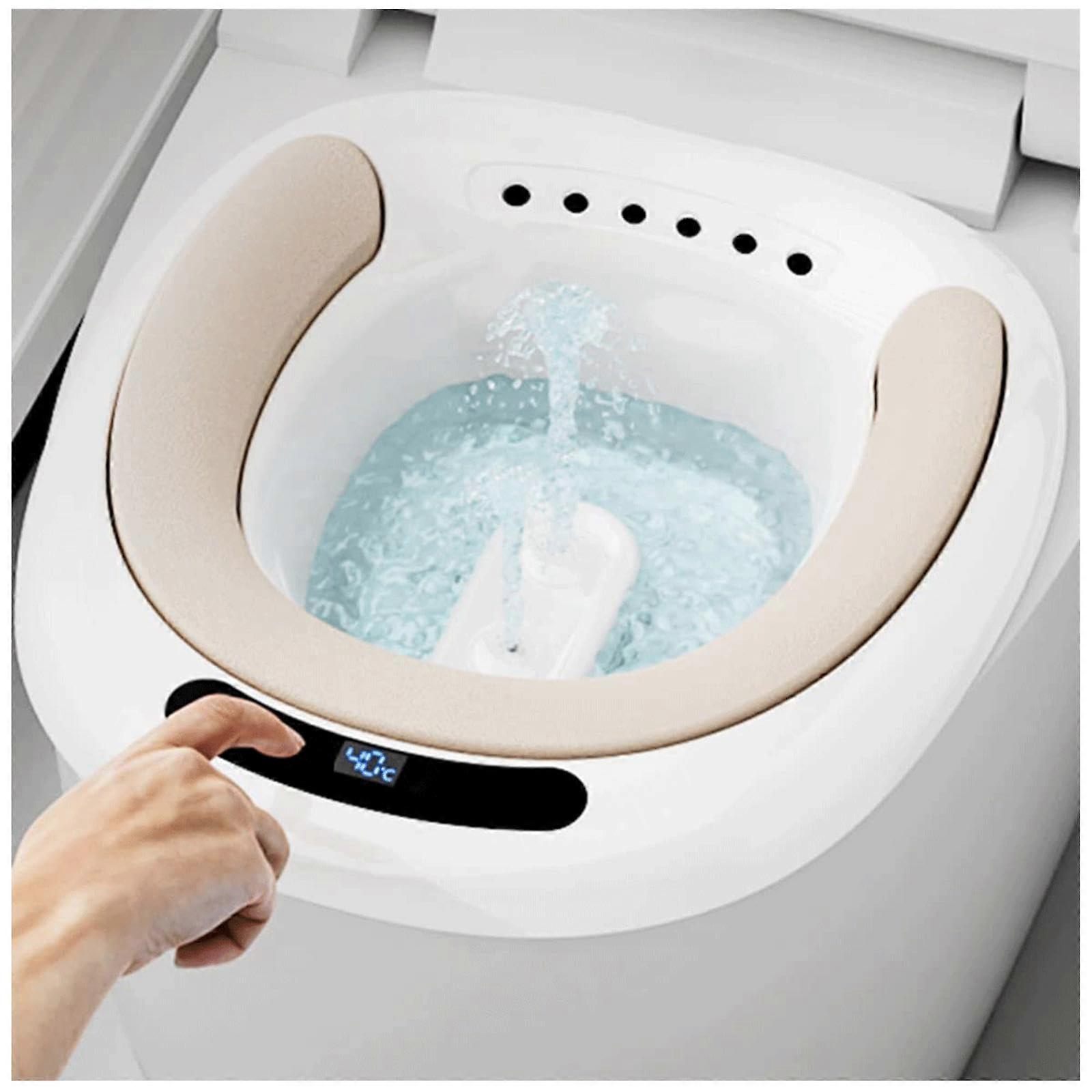 Portable Bidet, Electric Double Water Flow, AntiOverflow, 3 Modes Seat Bidet