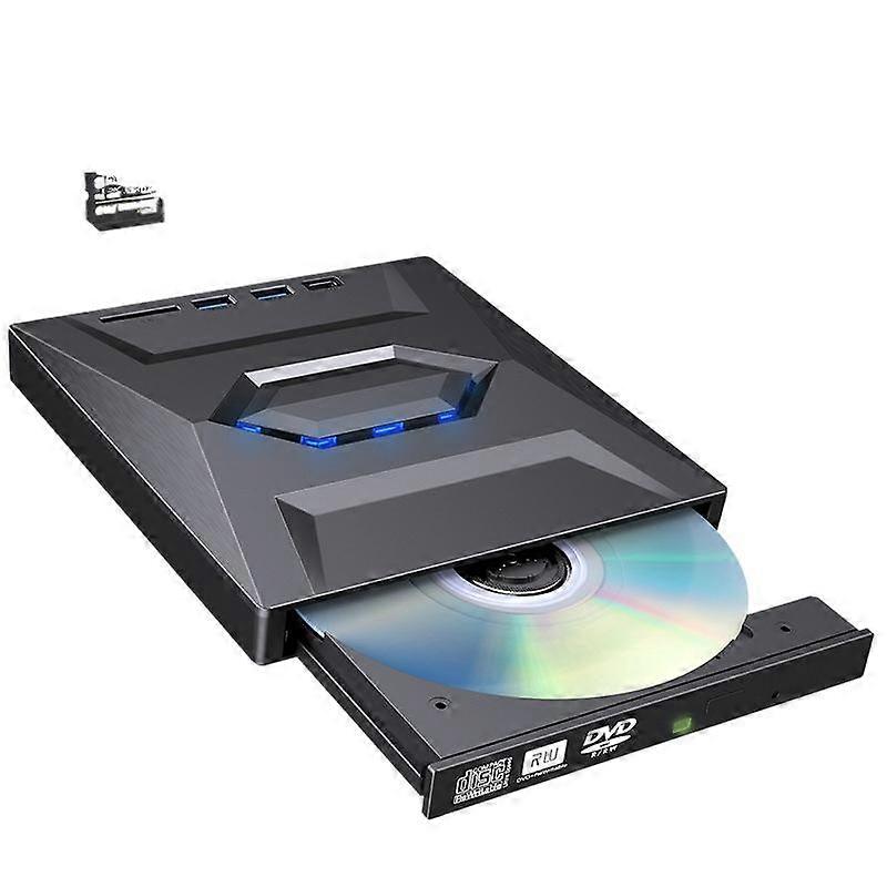 Multifunctional External DVD Drive USB 3 0 TYPE C Portable Optical Disc Burner