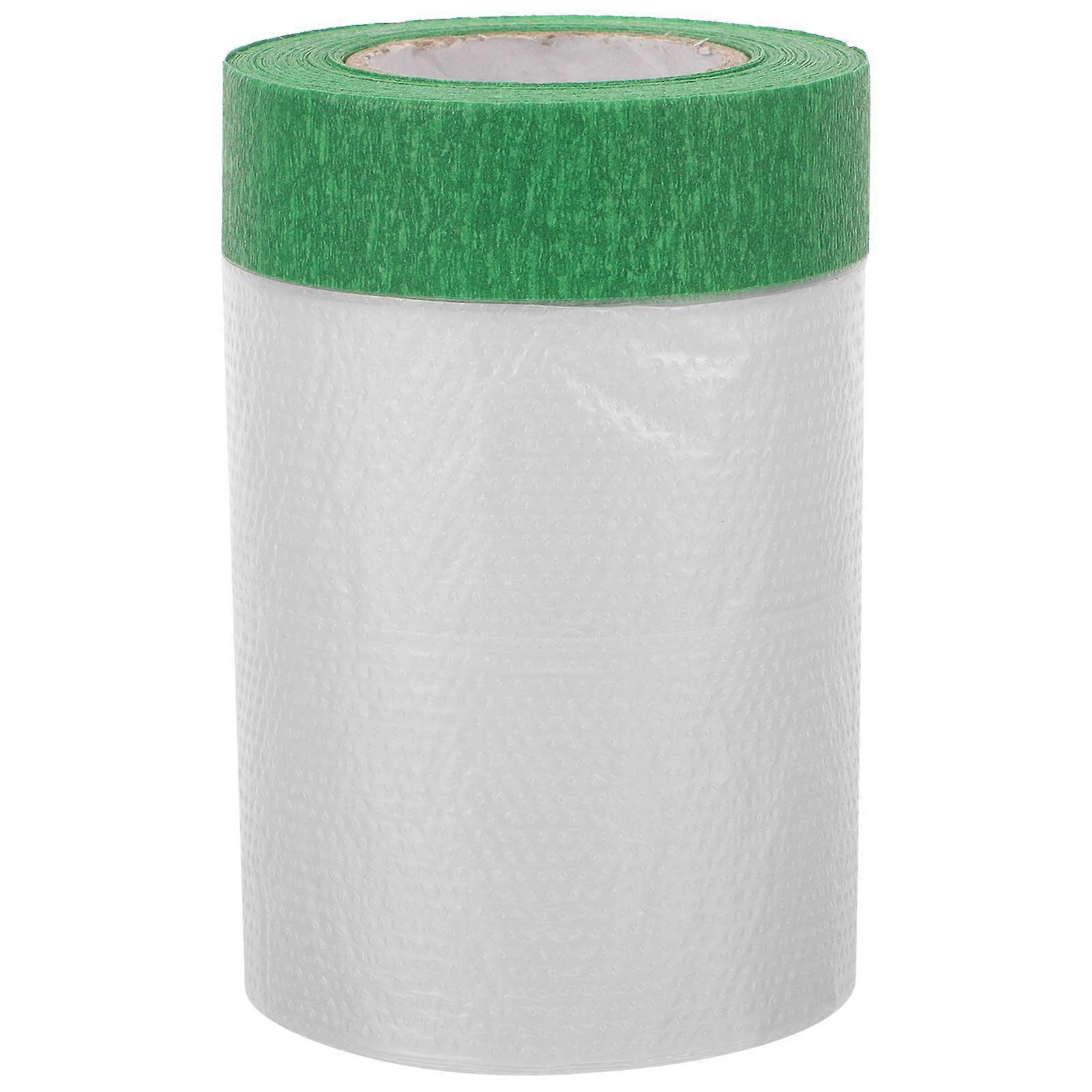 Durable Painting Plastic Covering Roll For Various Occasions Protecting Items From Paint Chipping 1600X55X0.10Cm Convenient 1Pcs