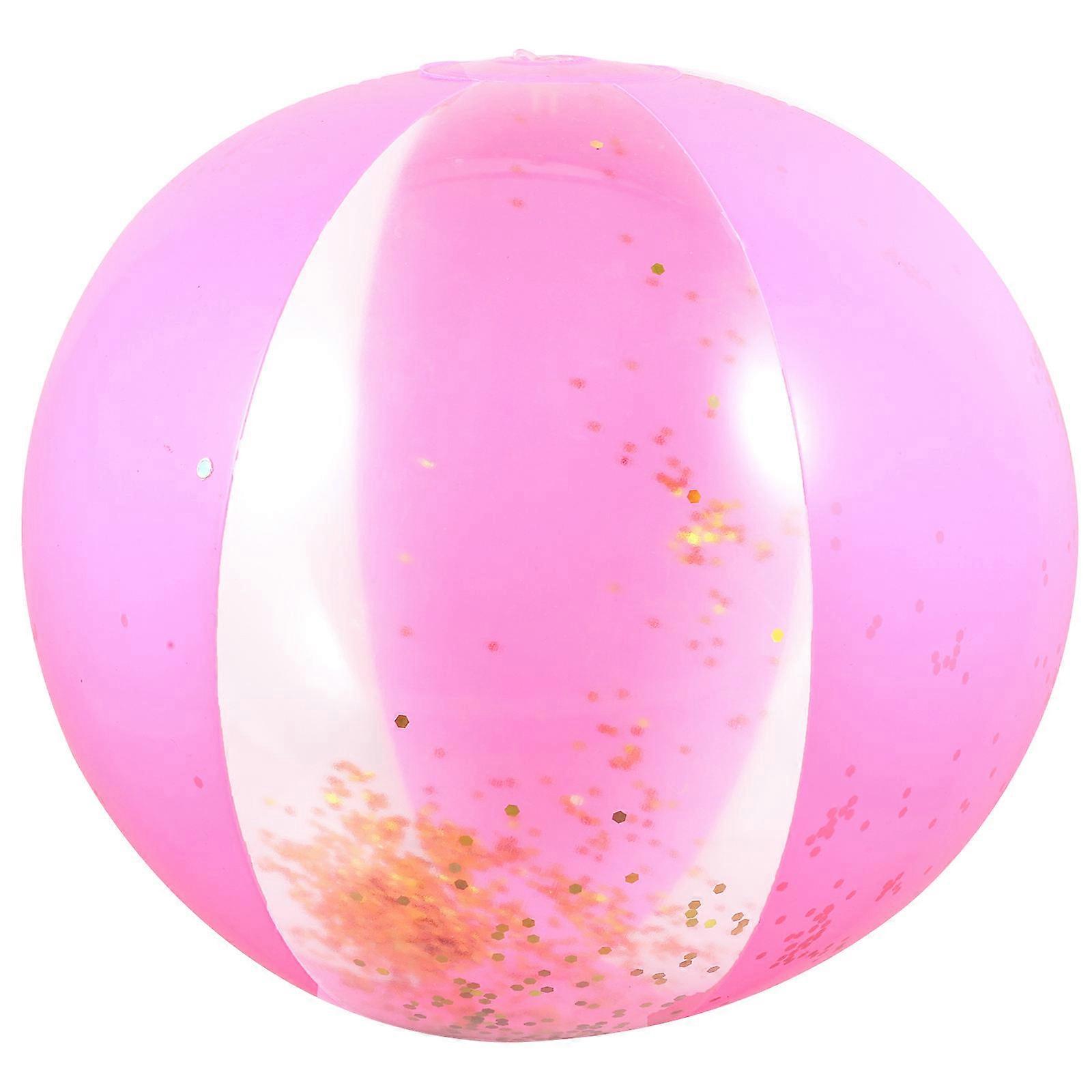 3pcs Inflatable Beach Balls for Glitter Sequin Pool, Summer Fun, Exercise Hand Eye Coordination, Sand & Pool Play