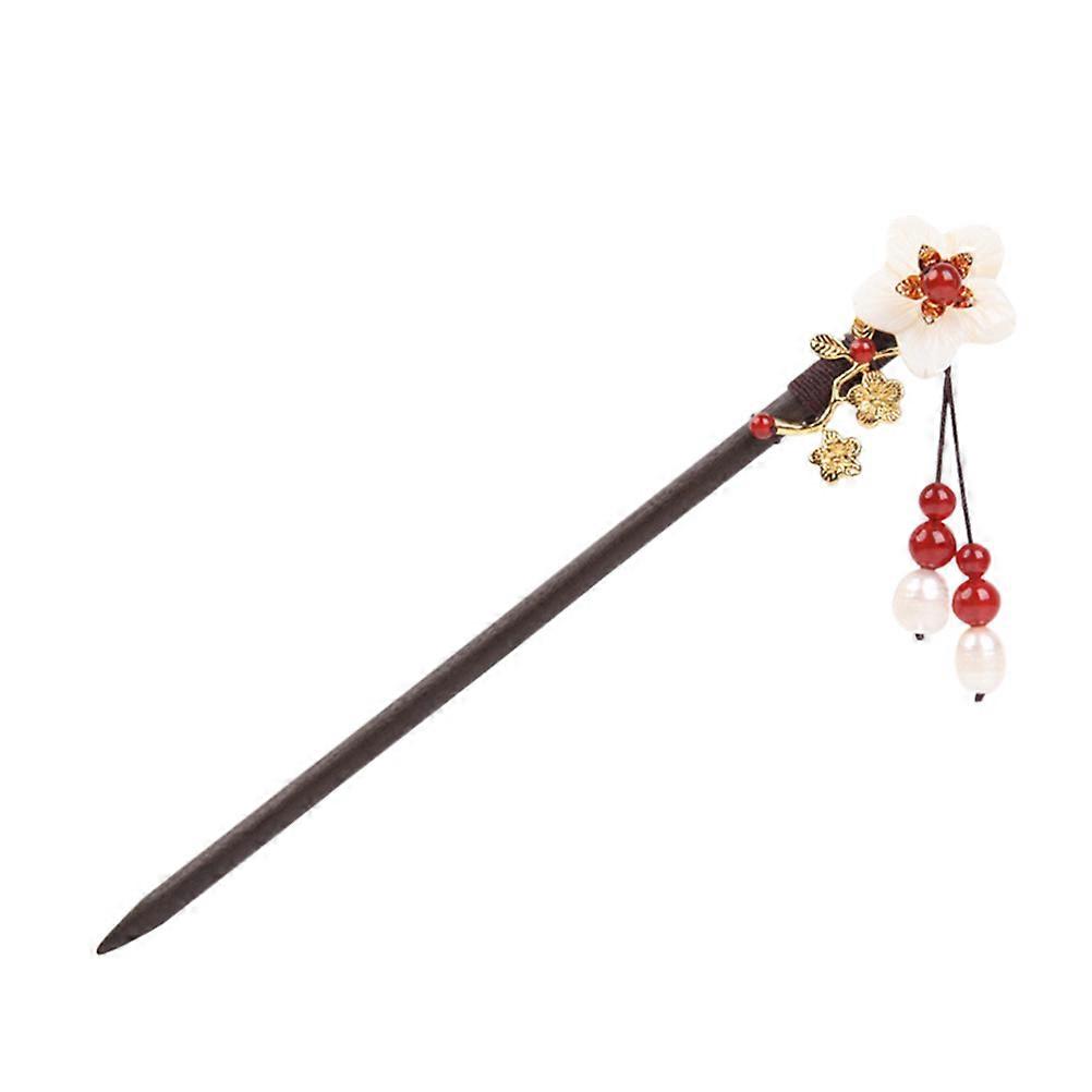 Elegant Retro Hairpin for Styling Bun Hairstyles with Durable Synthetic Material 6.5 Inches