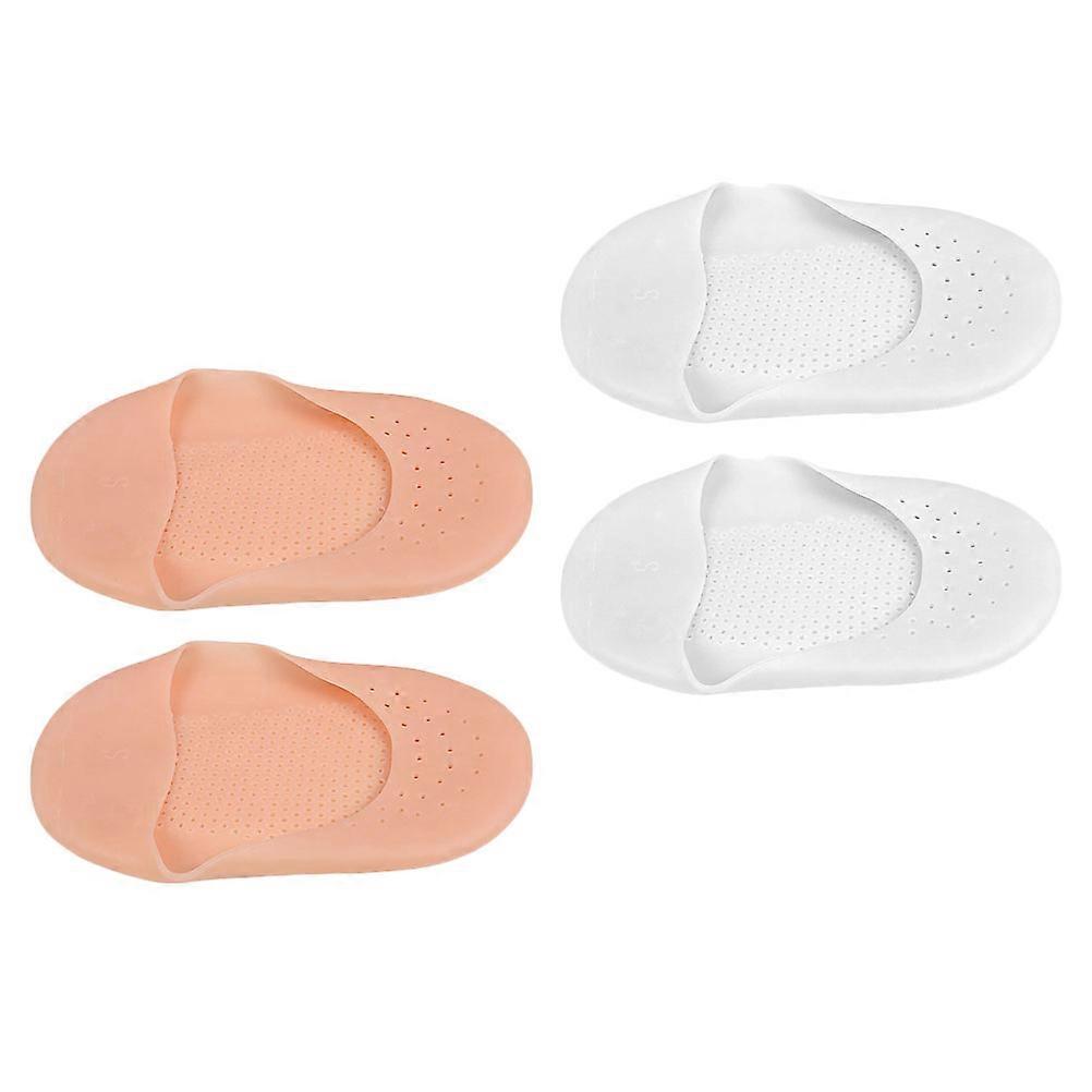Hydrating Socks For Dry Feet 2Pcs Elastic Sebs Foot Protection Covers Assorted Color Daily Use Travel-friendly