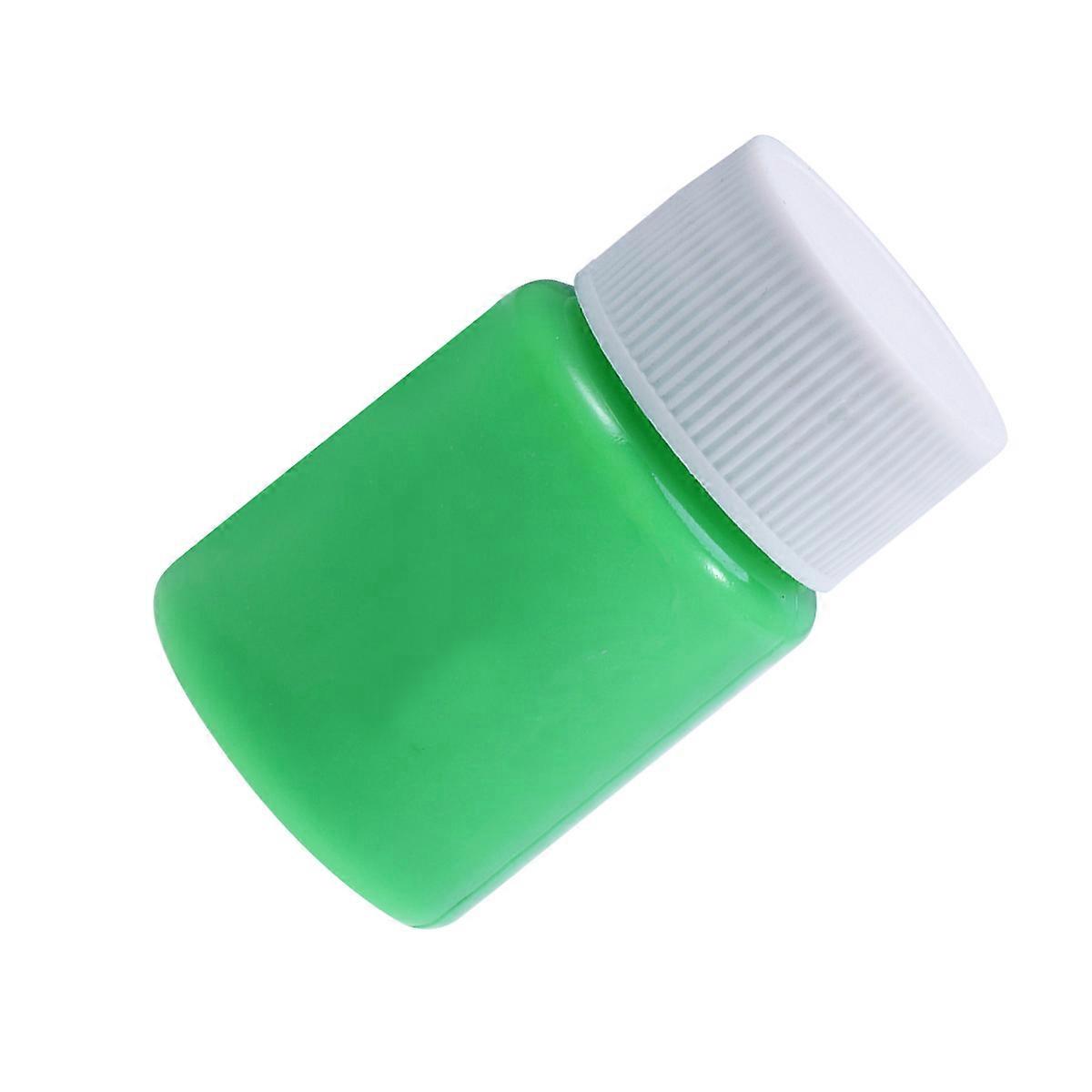 Flacon de pigments lumineux de peinture fluorescente lumineuse brillante pour tous les âges 20g vert 1Pack