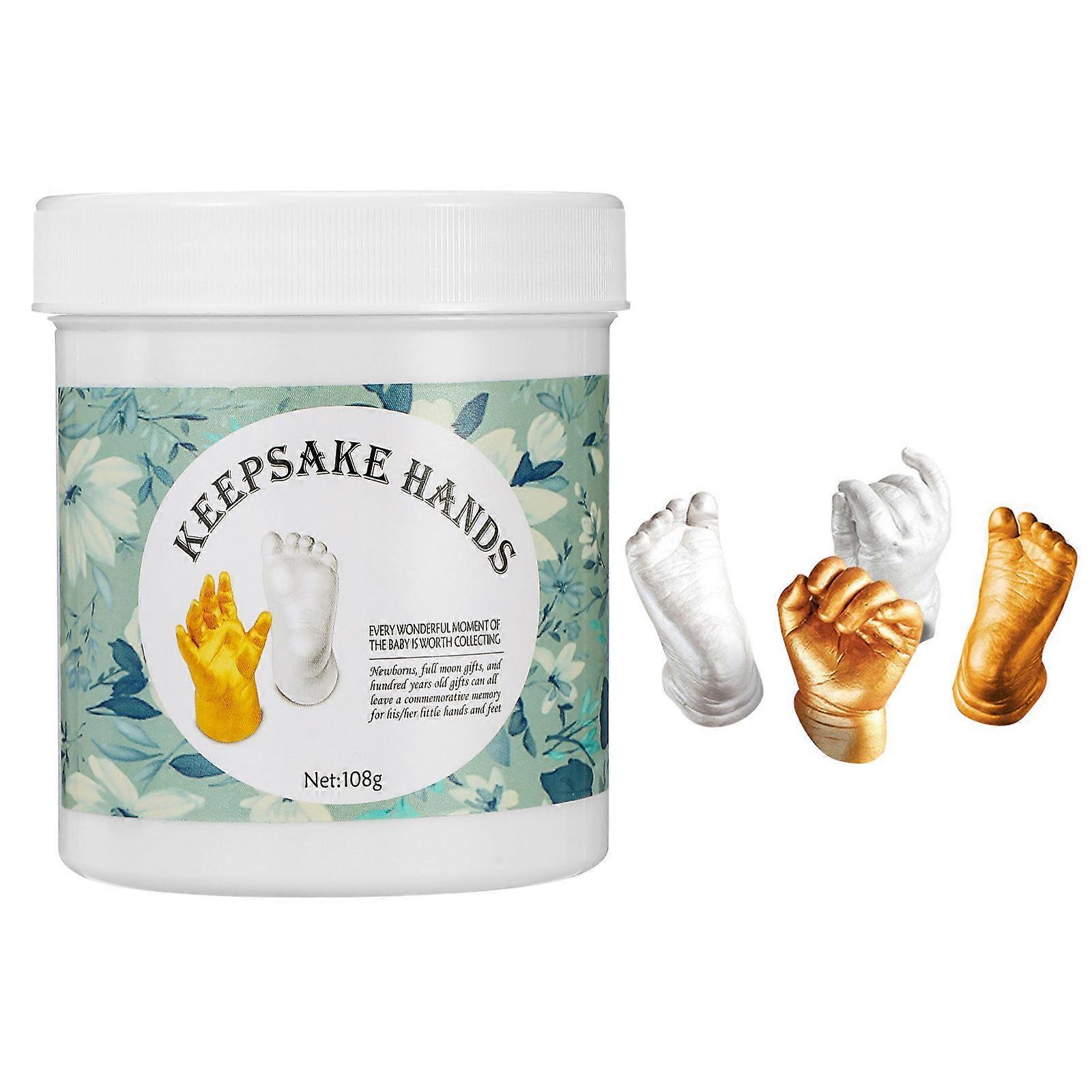 Newborn Hand Casting Kit   DIY Handprint & Footprint Keepsake Tool for Milestone Celebrations, Showers, and Parent Keepsakes