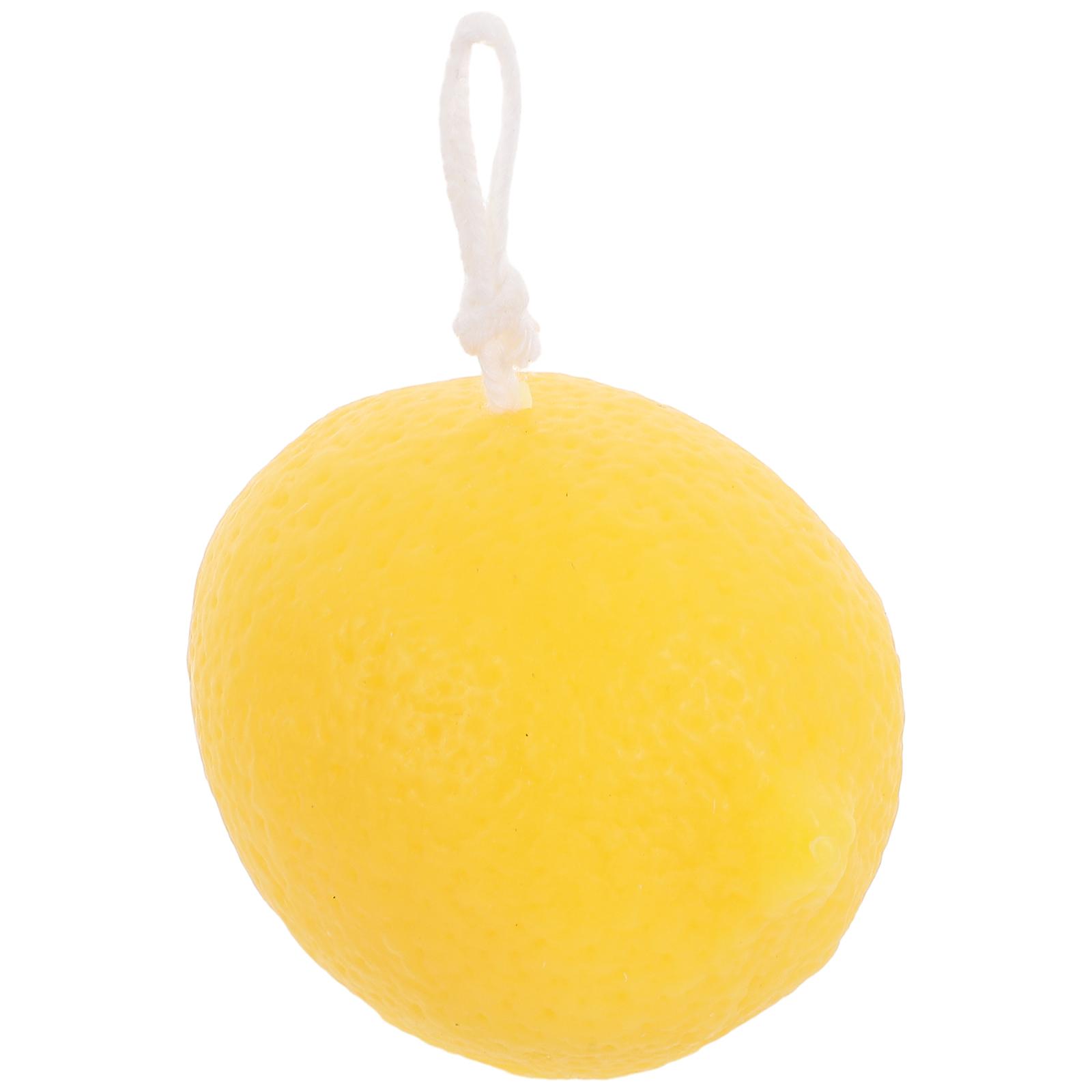 Creative Lemon Shaped Scented Candle Ornament Yellow Soy Wax For 1Set