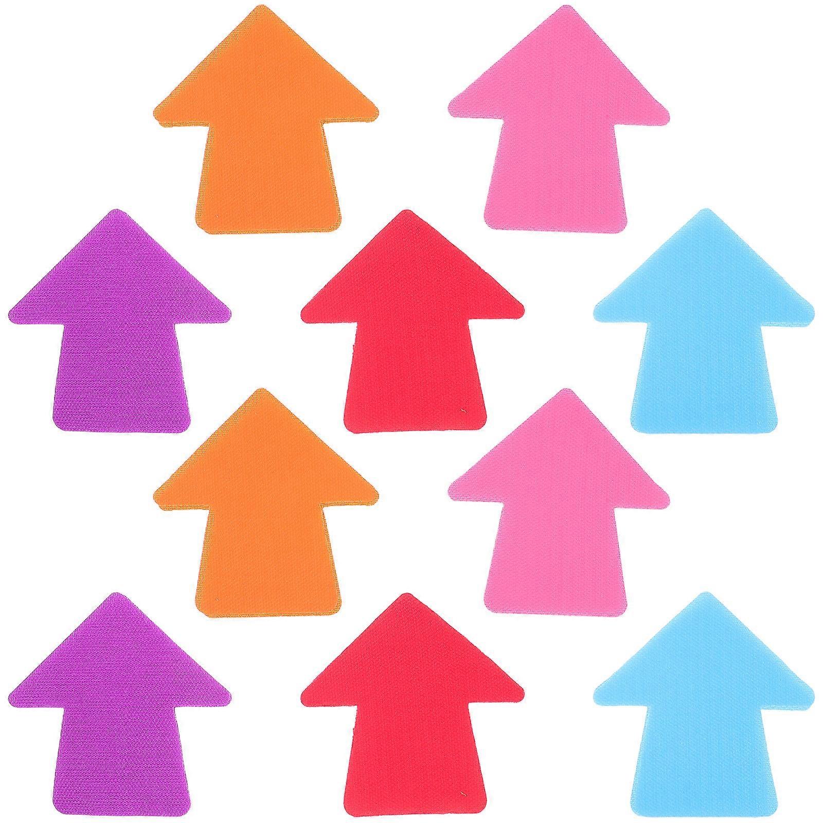 20pcs Arrow Carpet Markers for Agility Training, Football, Classroom Use   Easy Apply & Remove Spot Markers for Fun Learning and Activity Guidance