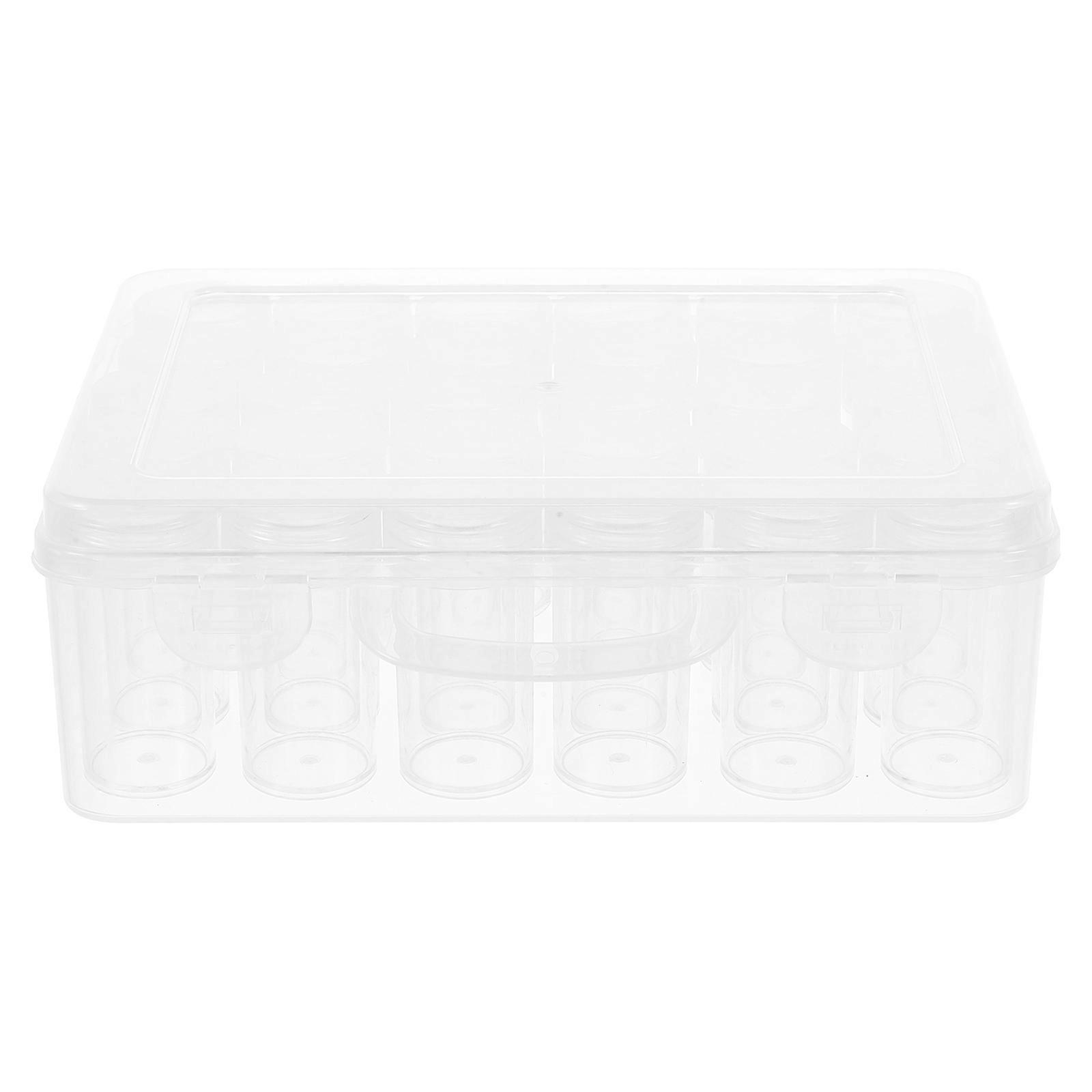 Plastic Seed Storage Organizer Box for Storage with Clear Compartments