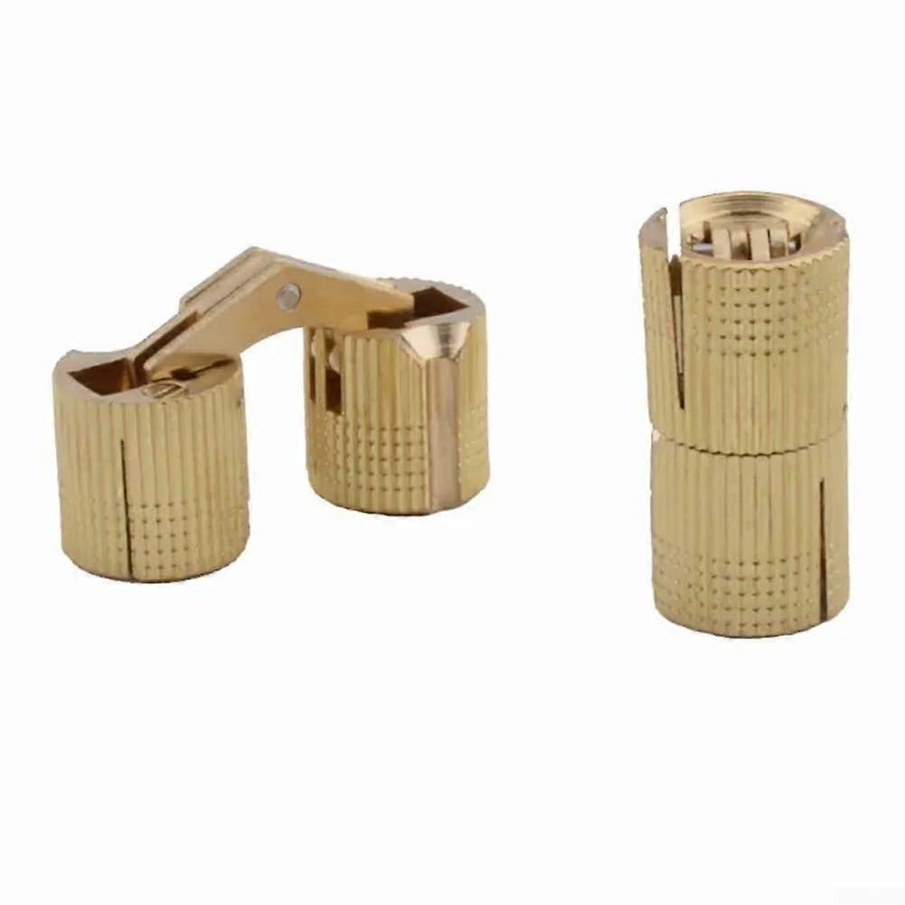 Adjustable Copper Invisible Cabinet Hinges Solution for Aesthetic Door Designs (12mm)