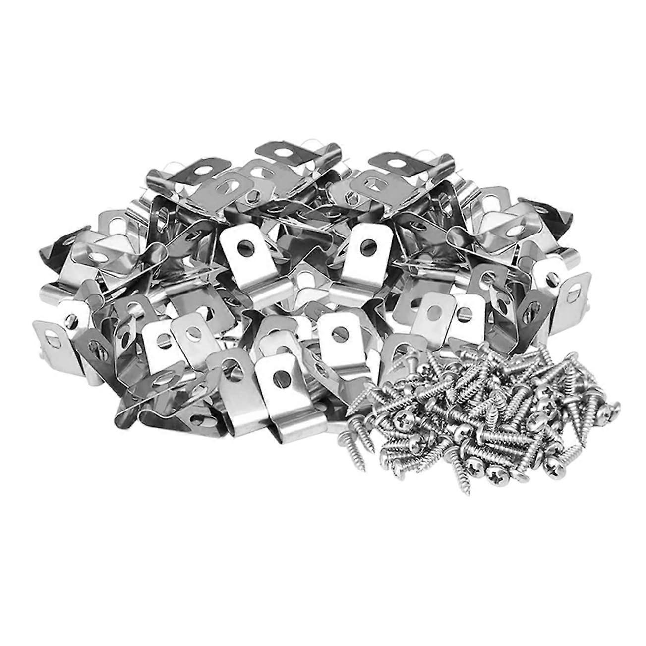 200 pcs Wire Fence Clips Heavy Duty Fence Clips for Garden and Agriculture Simple Sturdy and Reliable