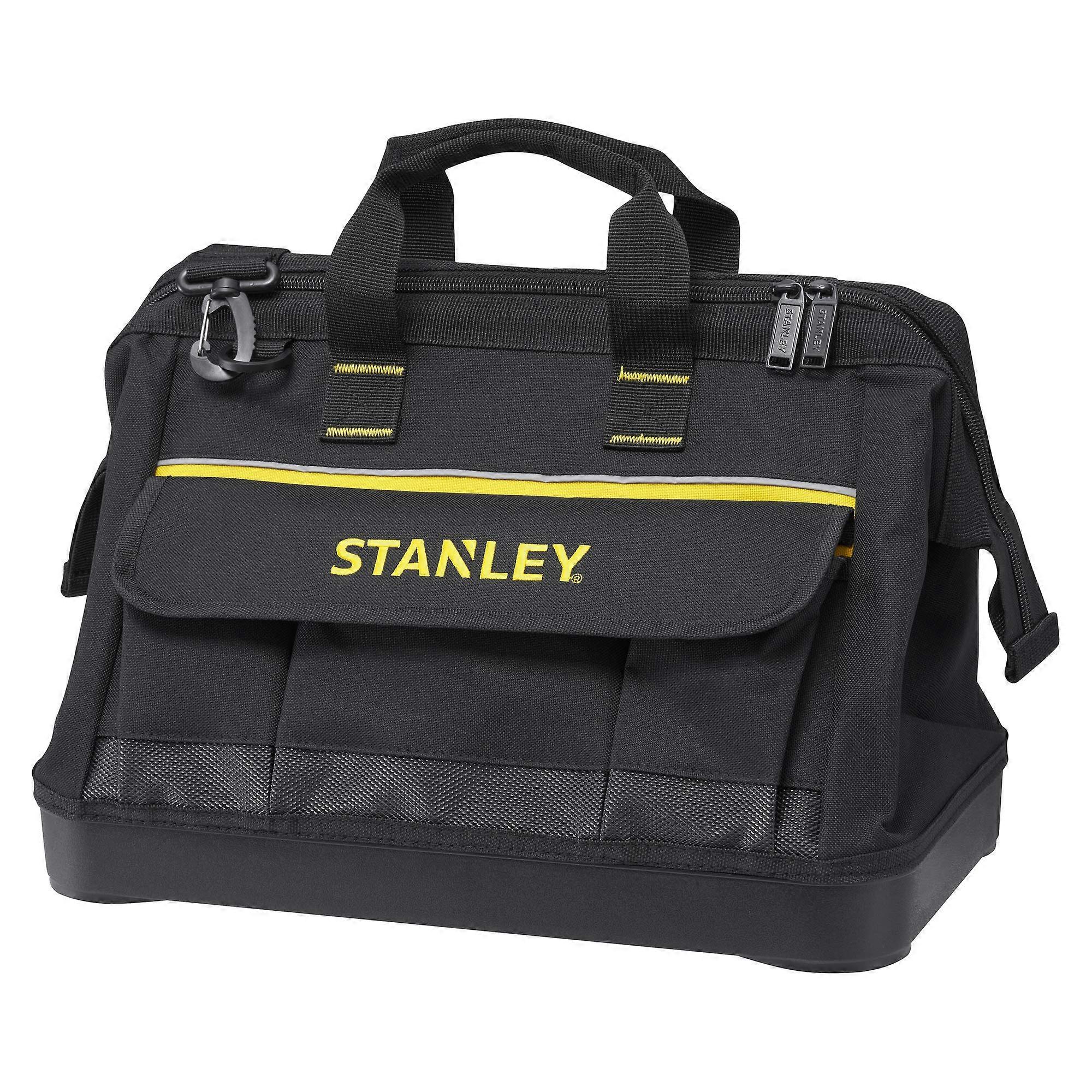 196183 16inch Open Tote Bag 1 Yellow, Black