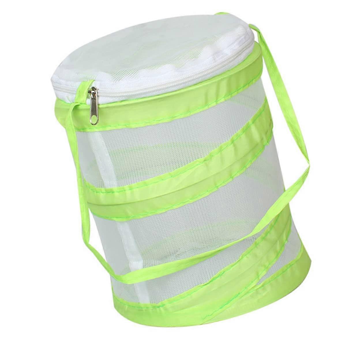 Large Habitat Foldable Insect Cage Green Breathable Net 35x30cm
