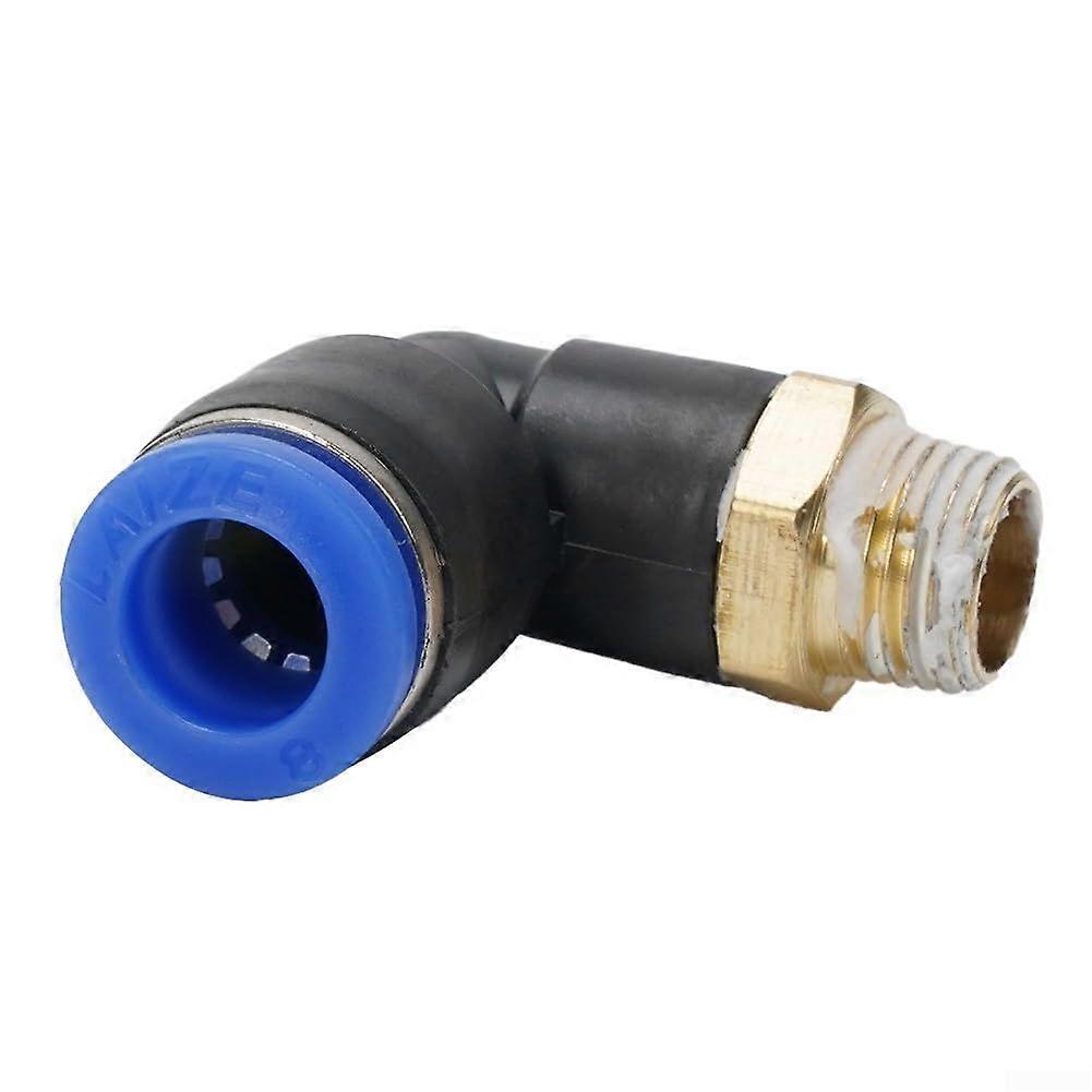 Set of 10 8 mm Lshaped connectors for tire mounting machines, practical application.