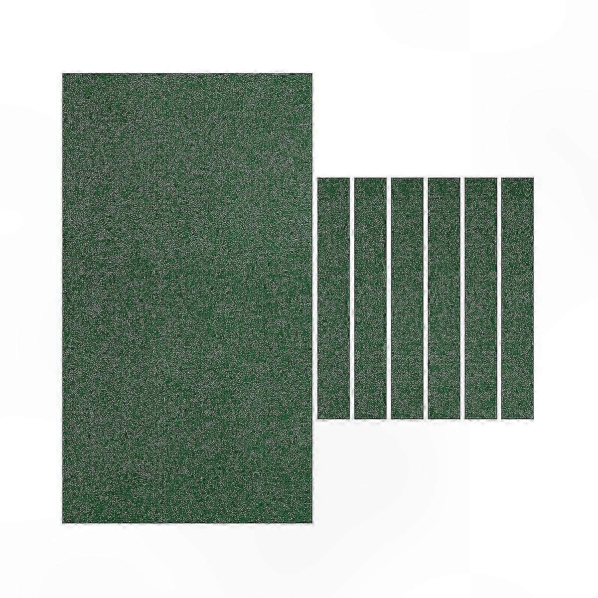 Billiard Table Felt Cloth 8ft - Durable Protector with 6 Strips for Pool Tables