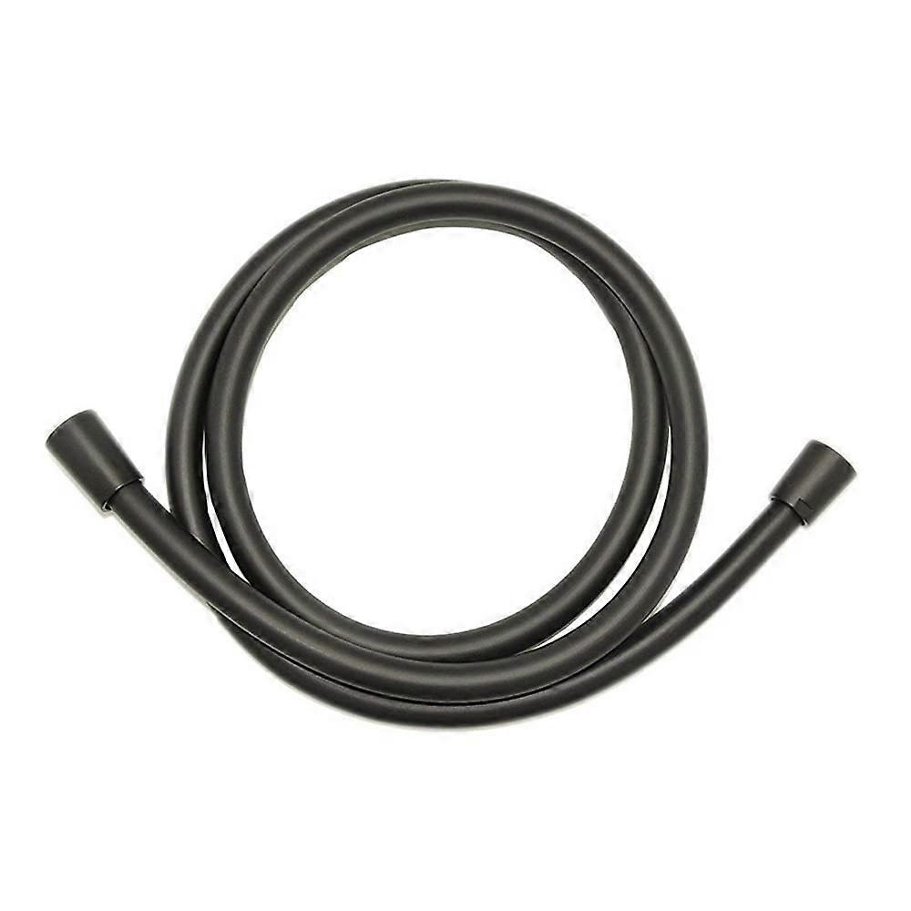 Shower Hose Premium PVC Hand Shower Extension With Brass Insert And Nut For Bath Toilet Cleaning Pet Bath 59 Inch Matte Black
