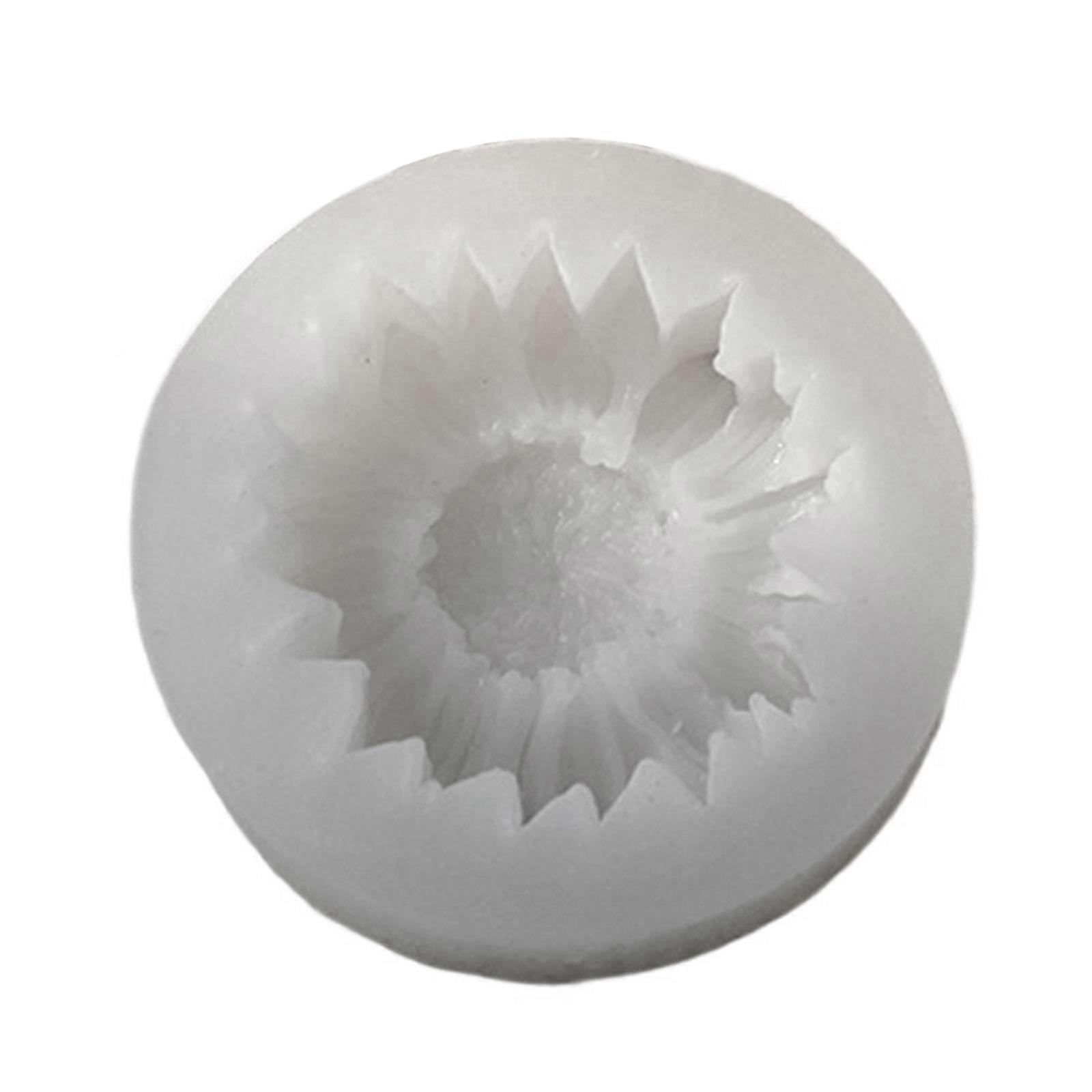 פרח סיליקון נרות תבניות קל Demolding Tenperature עמיד עבור שרף אפוקסי בעבודת יד נרות סבון קישוט הבית ססגוני