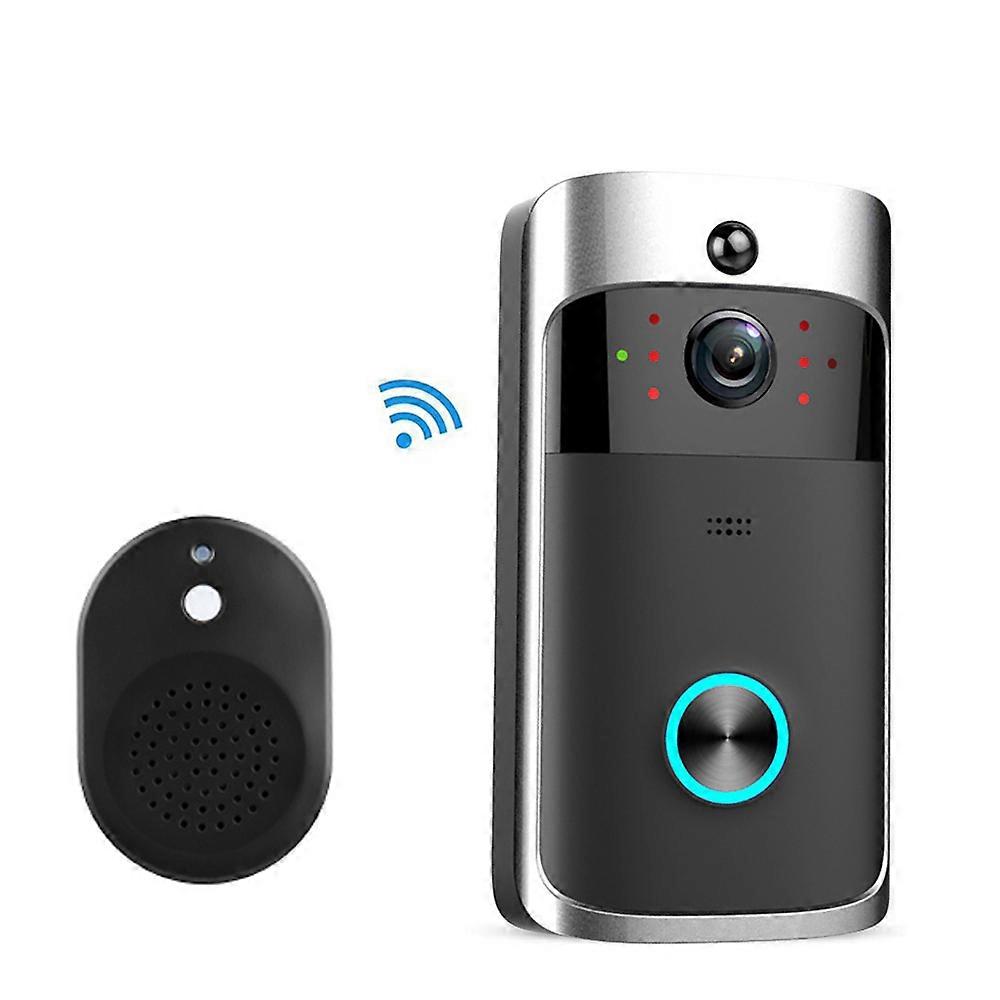 Wireless WiFi Video Doorbell with Smart Intercom and Security Camera